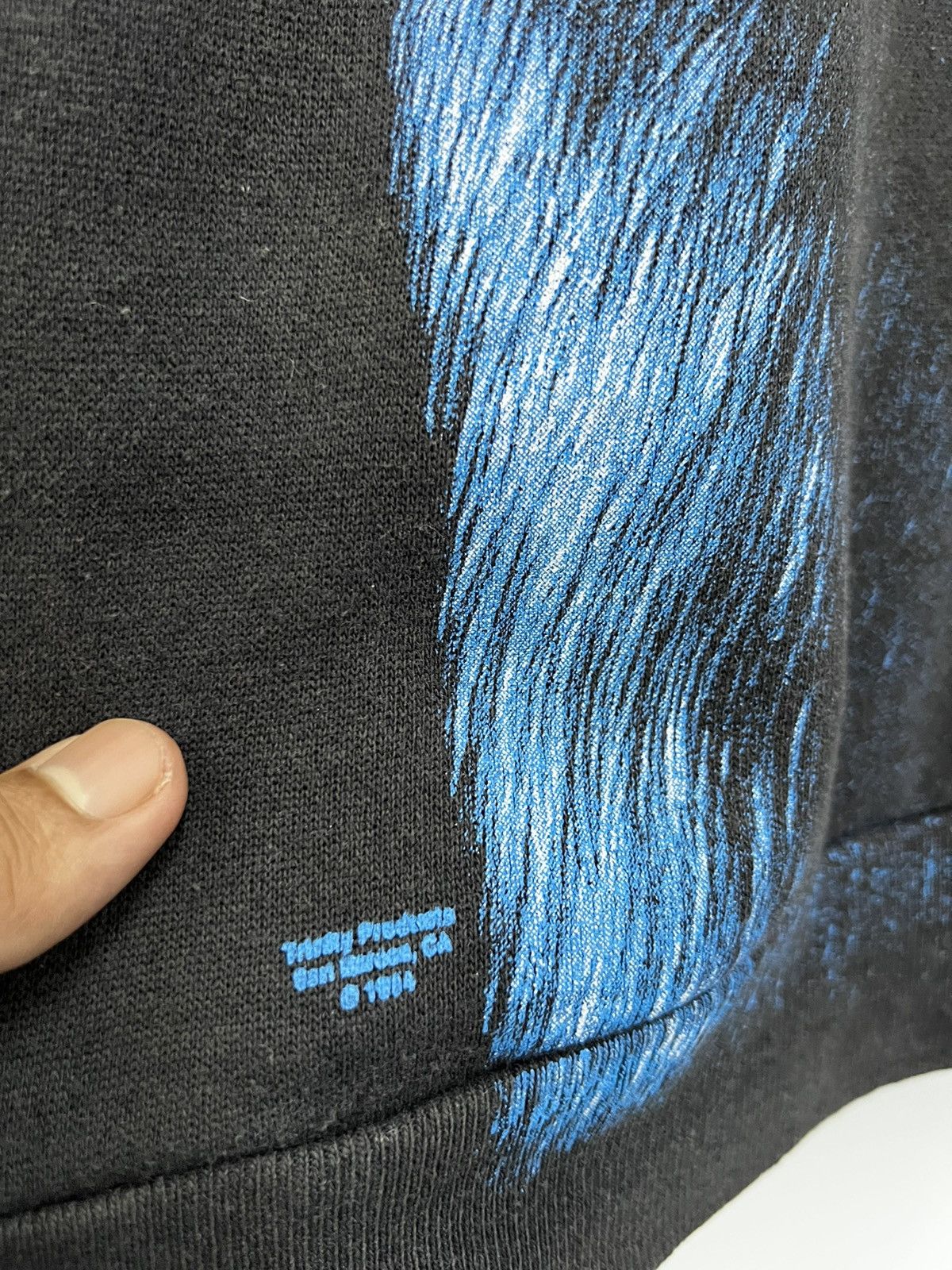 Band Tees 🔥 Vtg 80's Black Panther Habitat motive Printed Sweatshirt Size US S / EU 44-46 / 1 - 6 Thumbnail