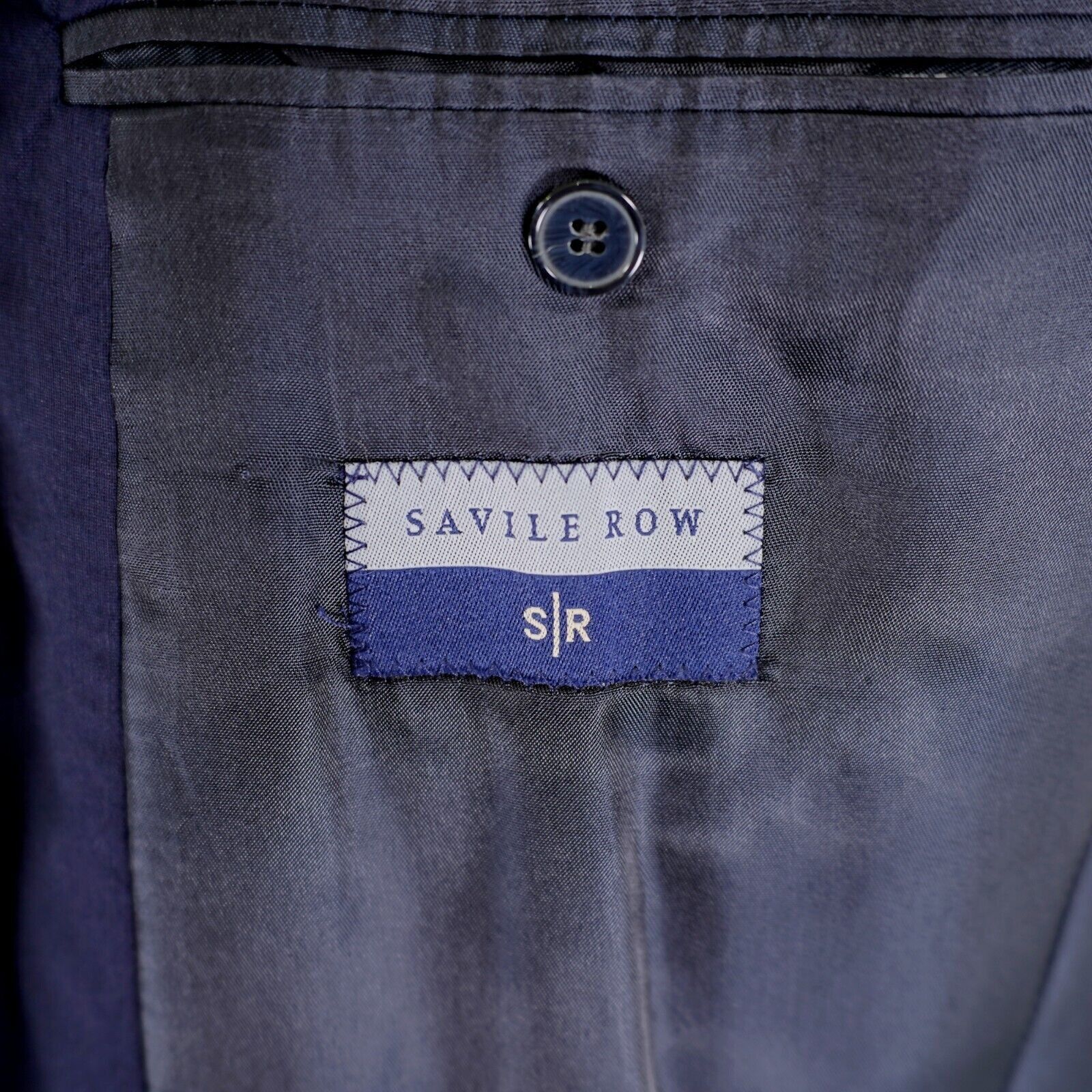 Savile Row Savile Row Wool Blue 2 Gold Button Blazer 44R Size 44R - 10 Thumbnail