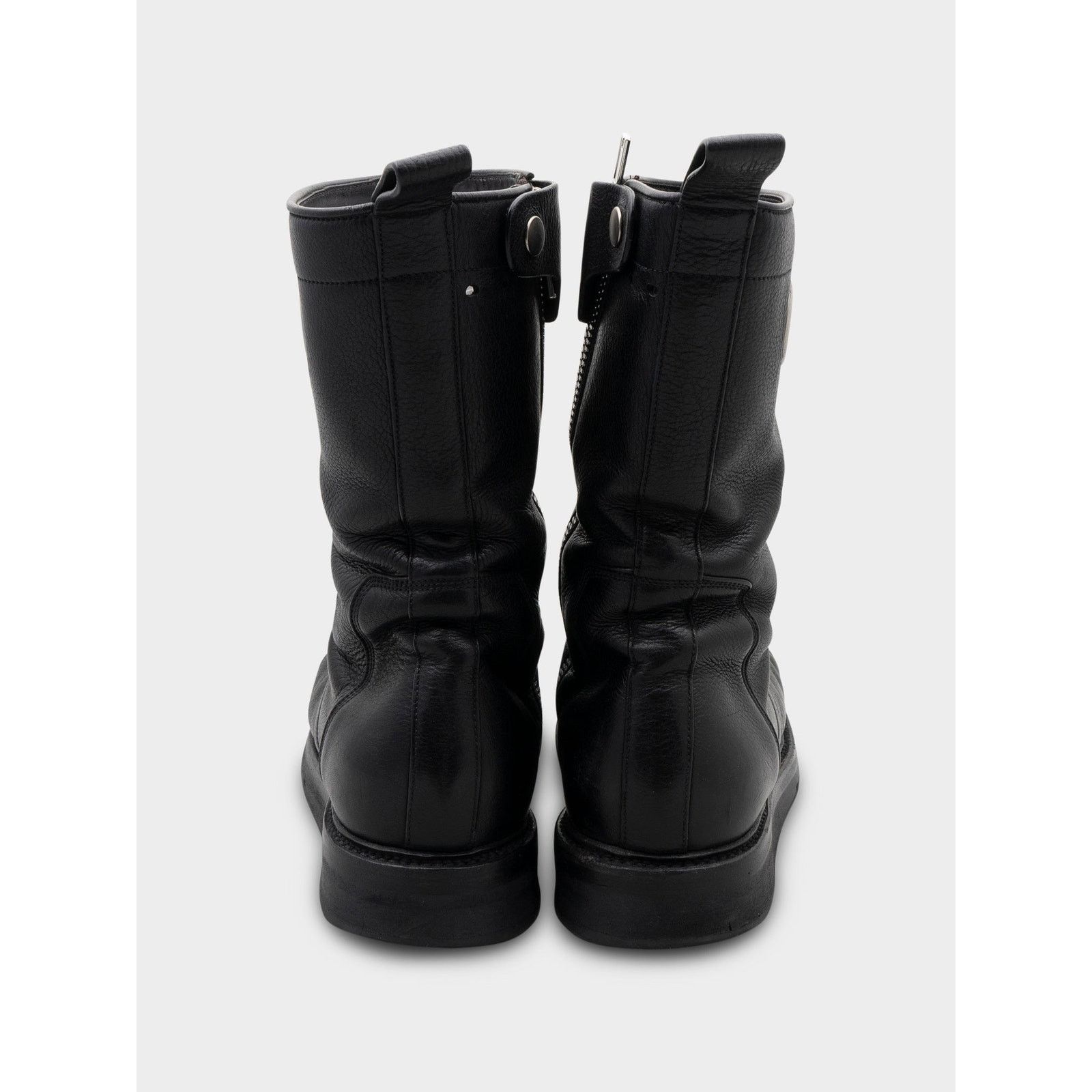 Rick Owens 'Gleam' Moto Boots Size US 8 / EU 41 - 4 Thumbnail