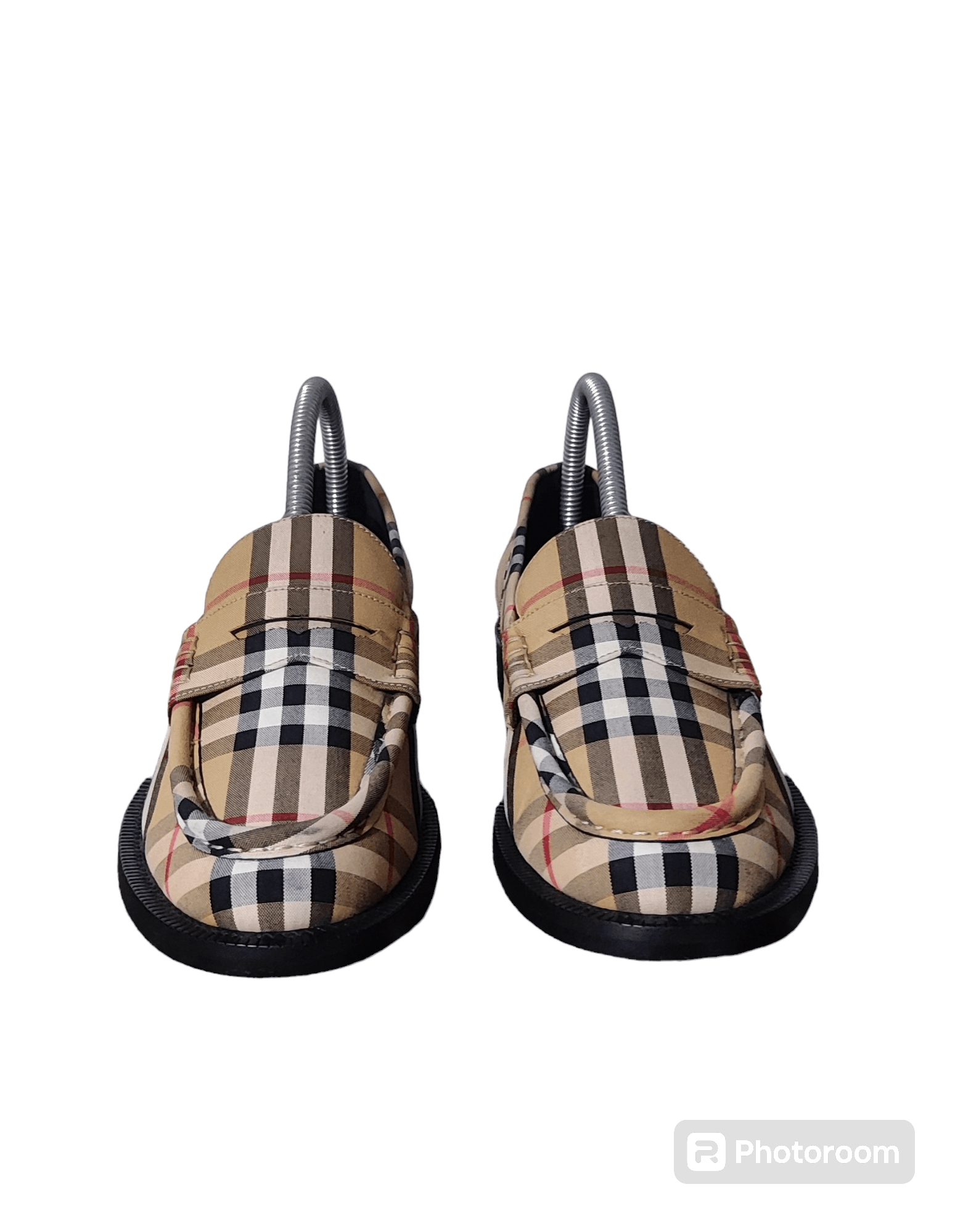 Burberry BURBERRY WOMEN'S BEDMONT CHECK LOAFERS Size US 9 / IT 39 - 4 Thumbnail