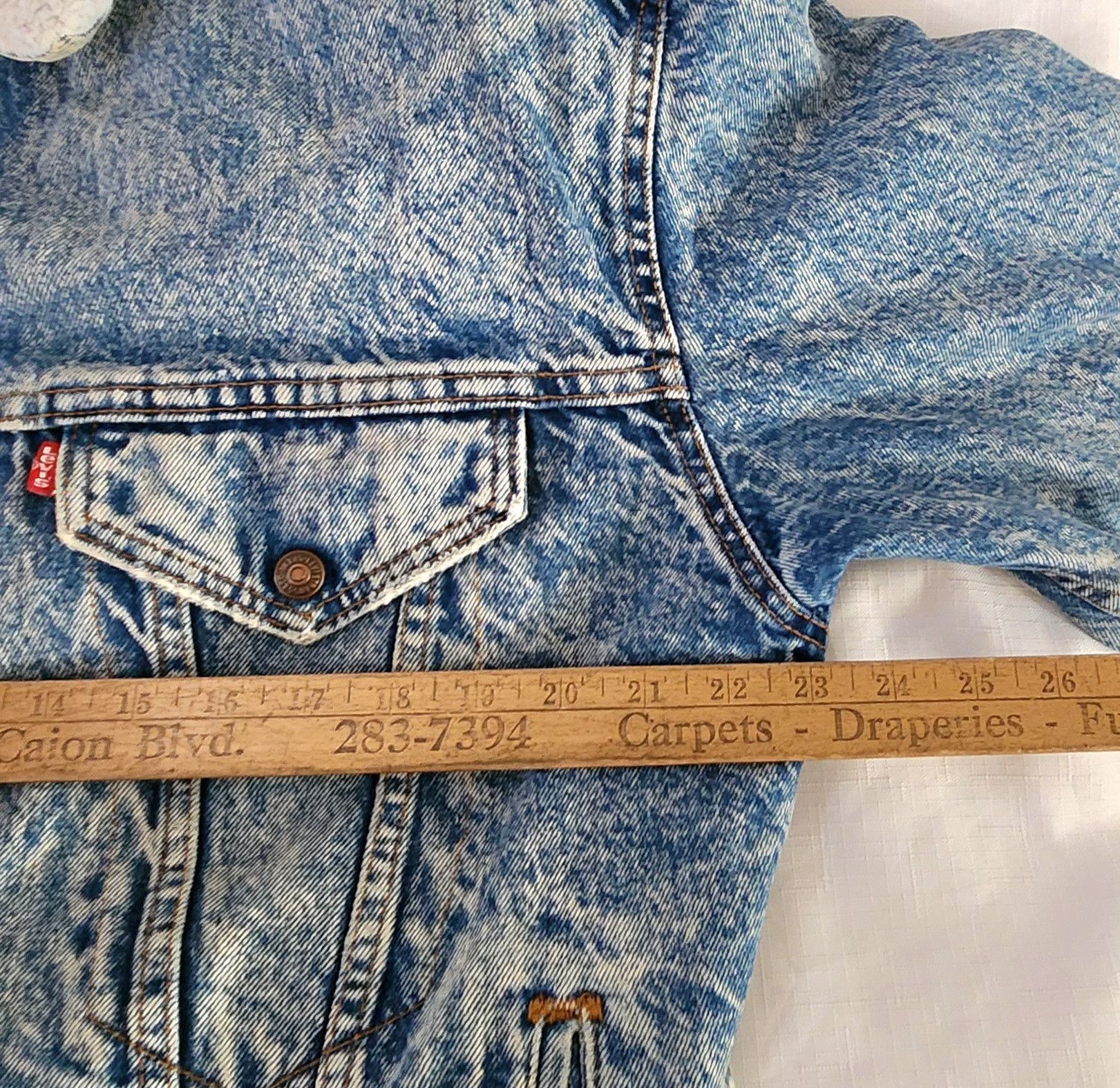 Levi's Levi's True Vintage Acid Wash Denim Trucker Jacket XL Sherpa Size US XL / EU 56 / 4 - 13 Thumbnail