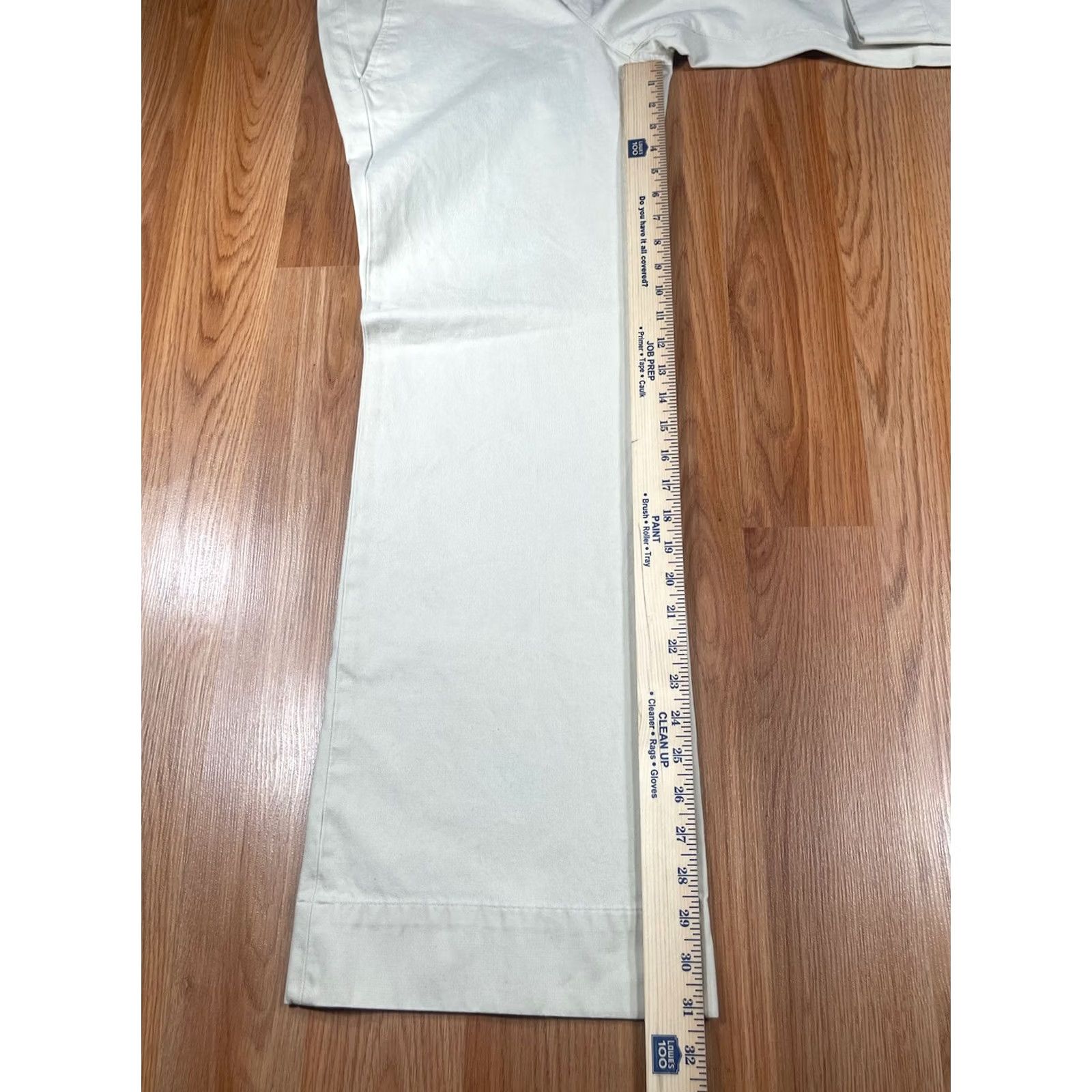 Banana Republic Banana Republic Boot Cut Leg Flat Front Beige Causal Pants Women's 8 Cotton Size 30" / US 8 / IT 44 - 5 Thumbnail