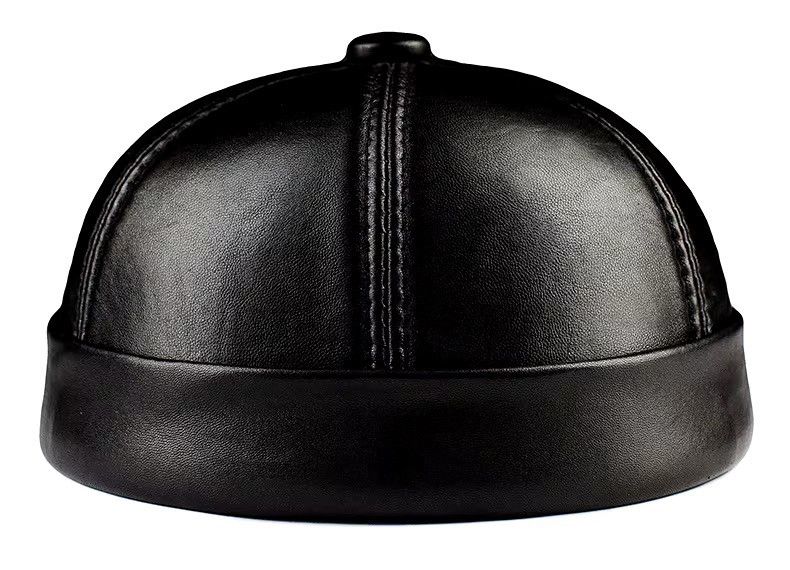 Other Streetwear Leather Retro Winter Casual Hat Beanie Cap Size ONE SIZE - 3 Thumbnail