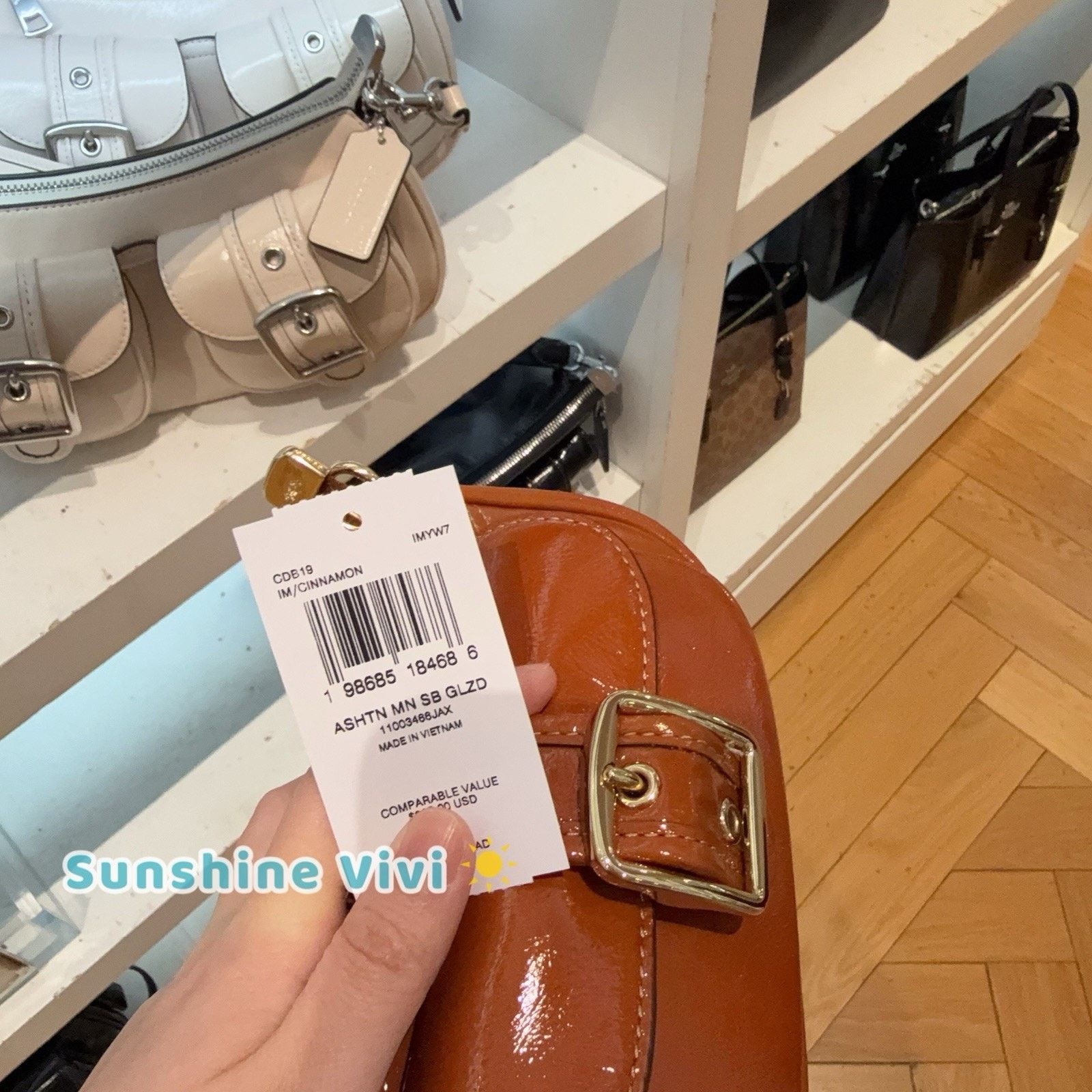 Coach NWT Coach Ashton Mini Shoulder Bag CDB19 Cinnamon Size ONE SIZE - 7 Thumbnail
