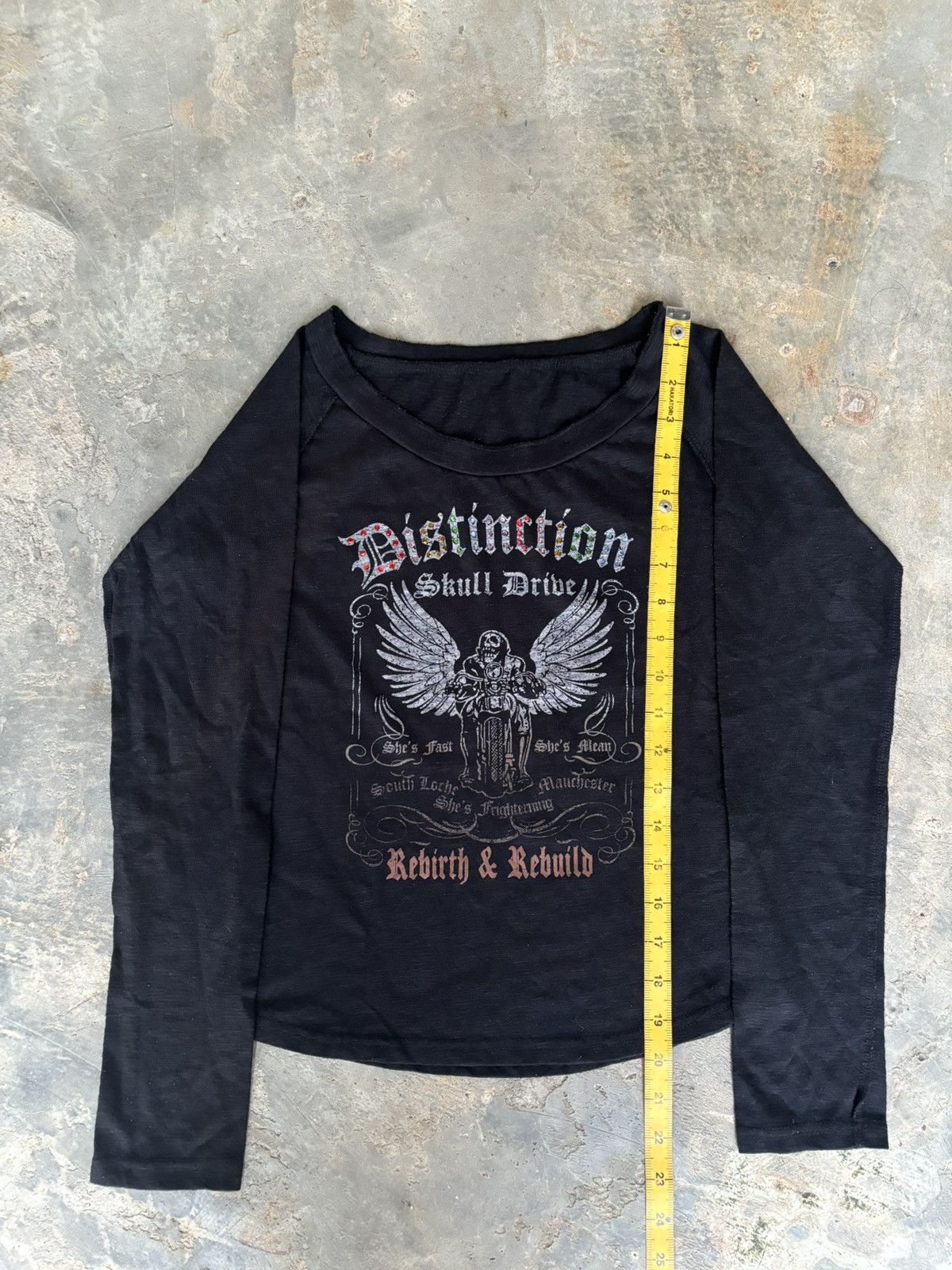 Hysteric Glamour Y2k Skull Dribe Ifsix Punk Style Longsleeve Size M / US 6-8 / IT 42-44 - 8 Thumbnail