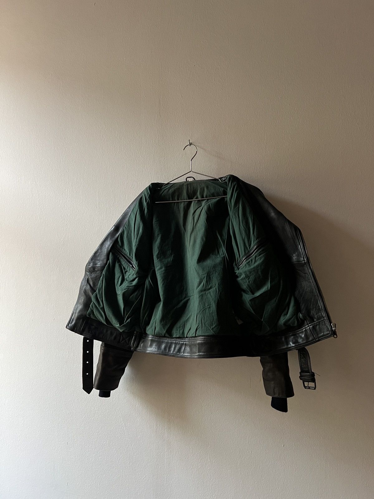 Vintage Vintage Leather Biker Jacket Size US XL / EU 56 / 4 - 13 Thumbnail