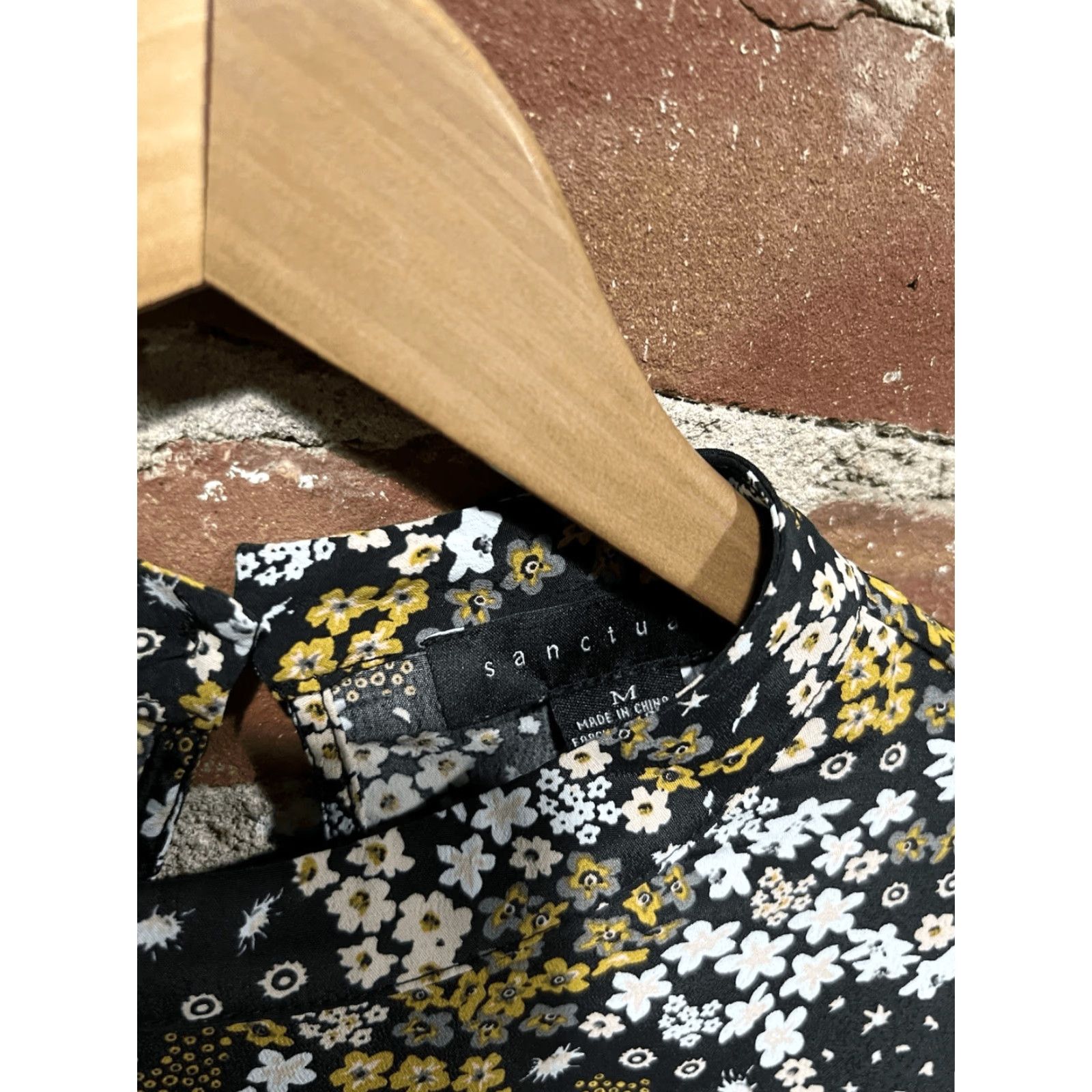 Sanctuary Sanctuary Blouse Shirt Women Long Sleeve Floral Pattern Size M Multicolor Modern Basic 90s? Size M / US 6-8 / IT 42-44 - 3 Thumbnail