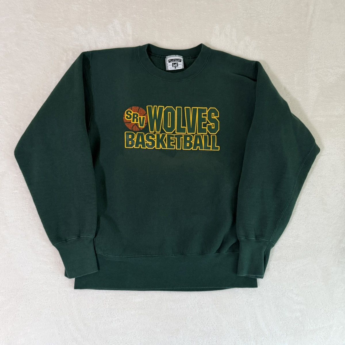 Lee Vintage Lee Basketball Forest Green Crewneck Sweatshirt Size US L / EU 52-54 / 3 - 1 Thumbnail