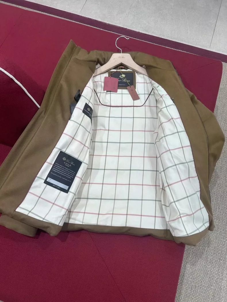 Loro Piana Loro Piana Men's Beige Down Jacket- Size US L / EU 52-54 / 3 - 3 Thumbnail