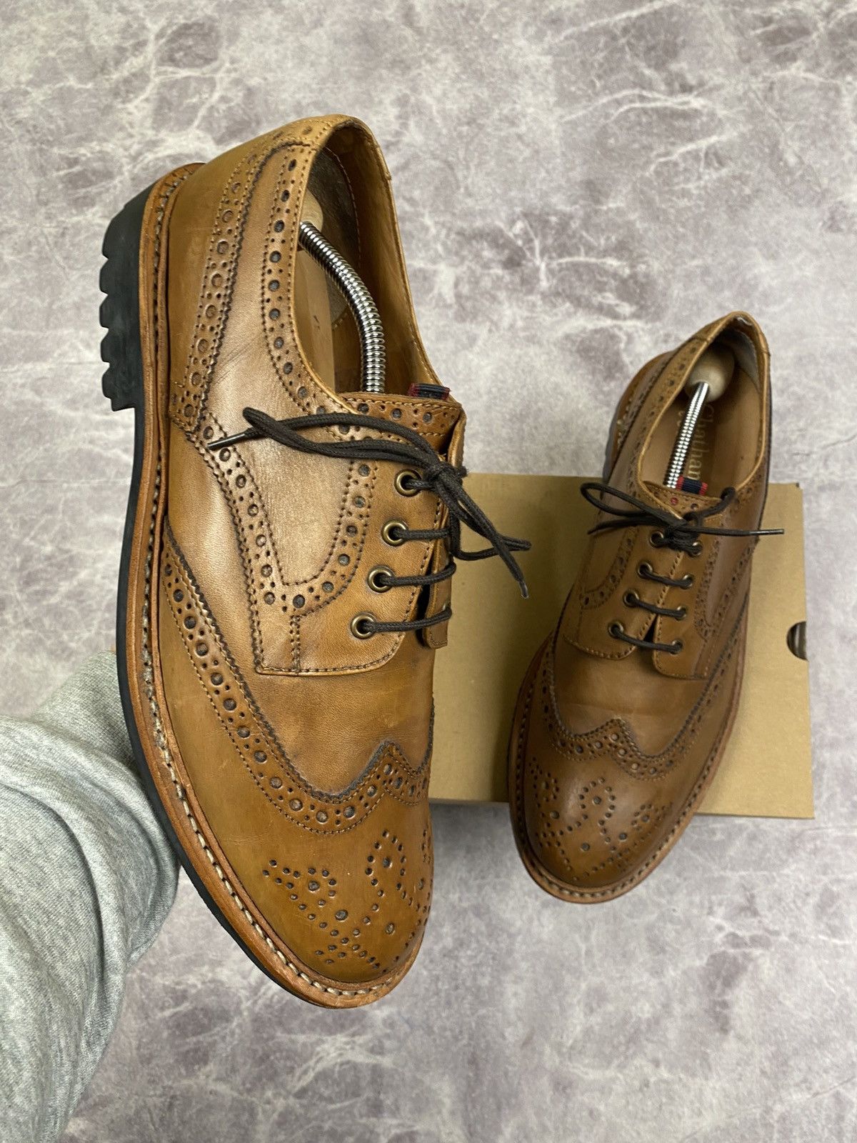 Other Chatham Man Made Brogue Shoes Size: 13 Euro 47 Size US 13 / EU 46 - 1 Thumbnail