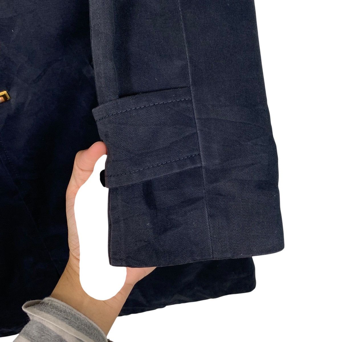 Japanese Brand ALLUREVILLE Made in Japan Poly Rayon Overcoat #1650-C73 Size US S / EU 44-46 / 1 - 14 Thumbnail