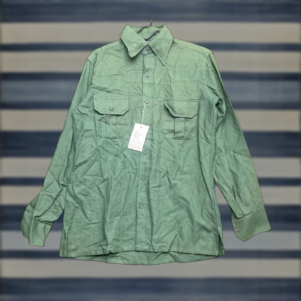 Vintage VINTAGE TownCraft Wool Blend Button-Up Shirt Mens Small Green Flannel Long Sleeve NWT Size US S / EU 44-46 / 1 - 1 Thumbnail
