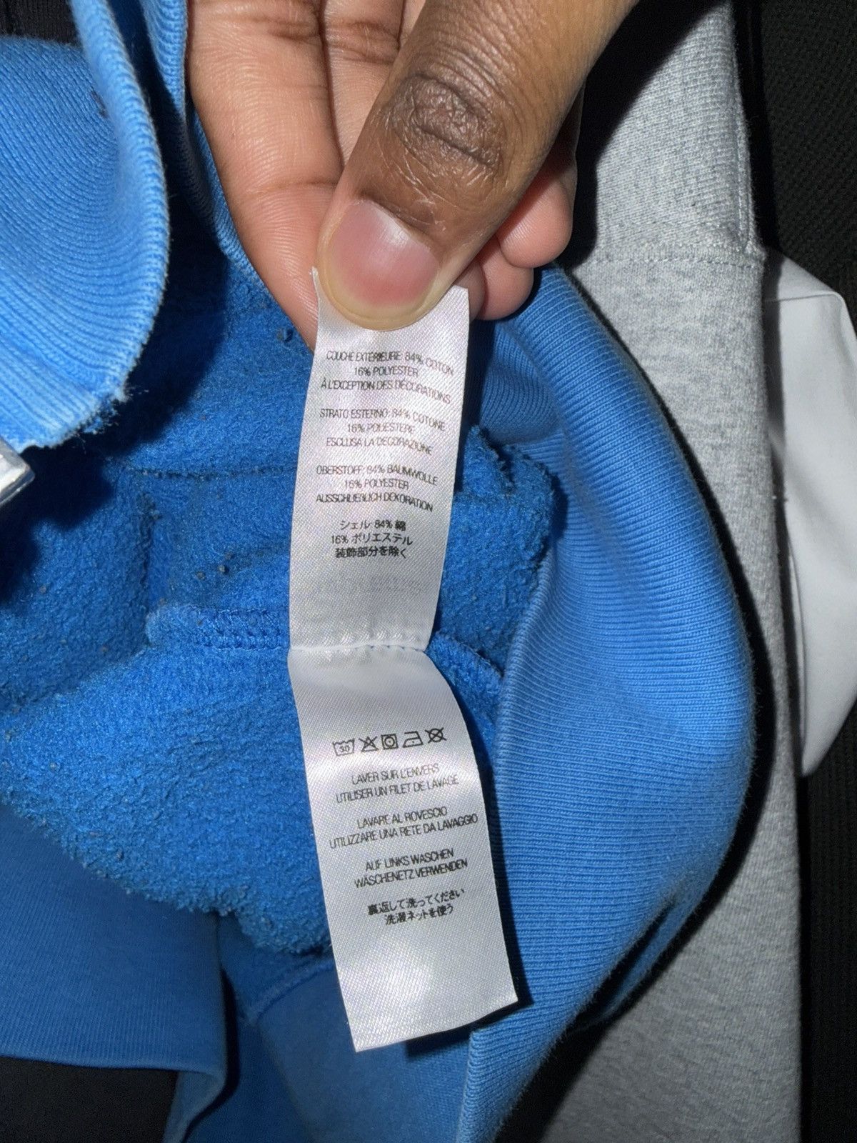 Supreme Supreme Indian Lakshmi Baby Blue Zip-Up Hoodie Size US M / EU 48-50 / 2 - 10 Thumbnail
