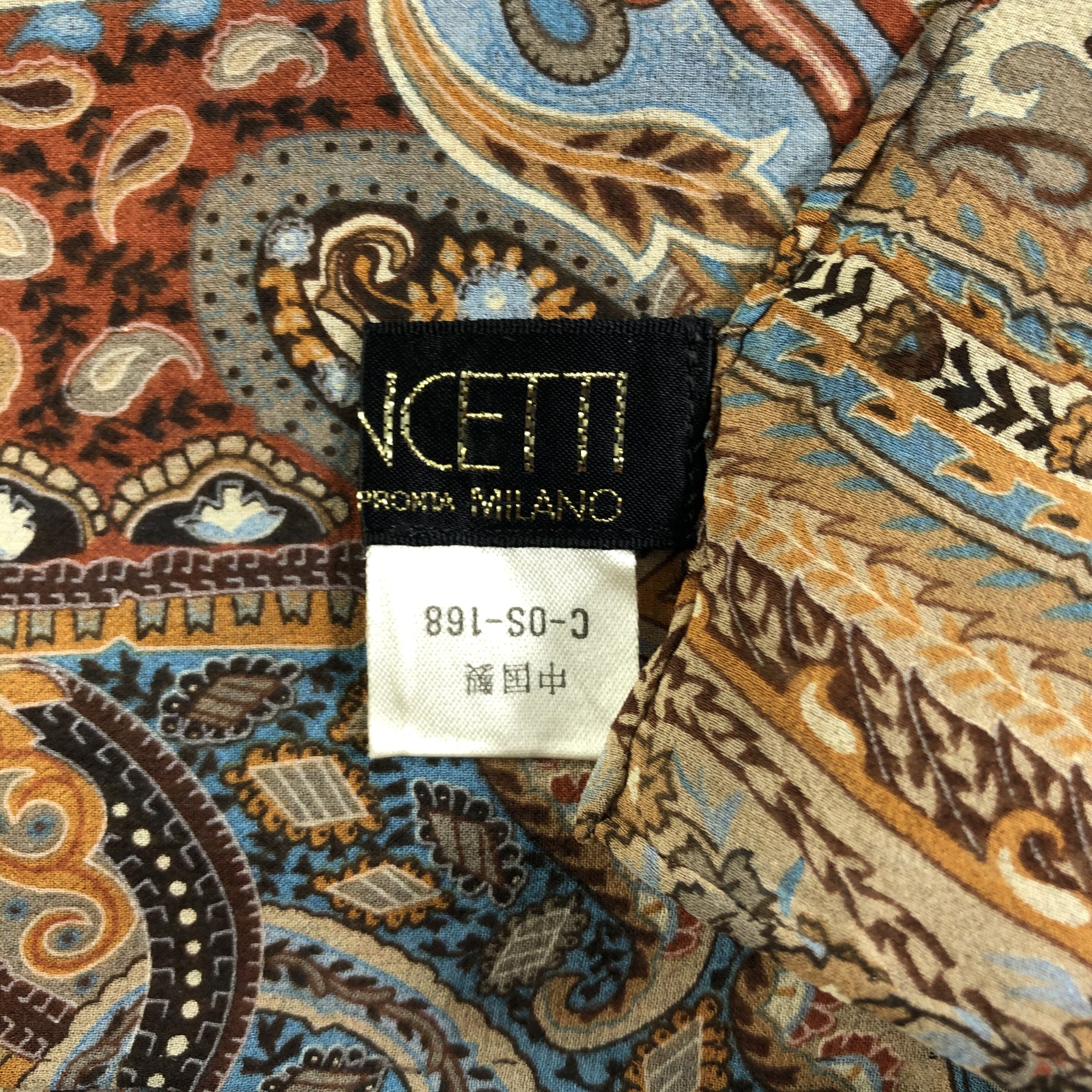 Lui di Lancetti × Vintage Vintage Lui De Lancetti Silk Scarf Size ONE SIZE - 6 Thumbnail