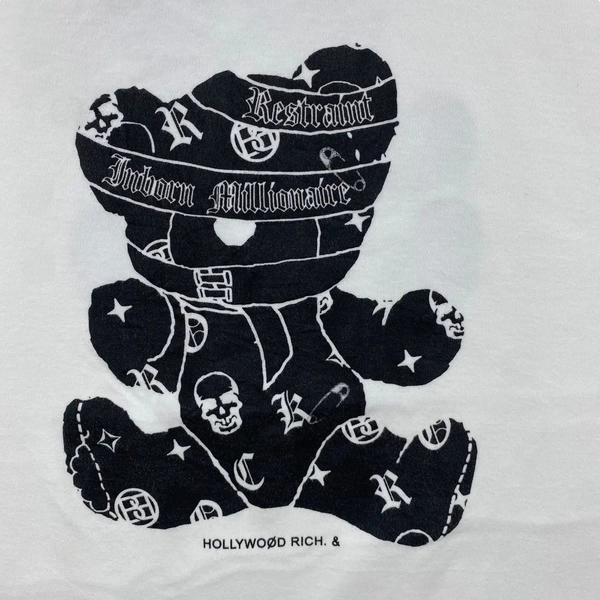 Japanese Brand GRAND YELLS Restrant Inborn Millionaire Bear Graphic Tee Size US L / EU 52-54 / 3 - 2 Thumbnail