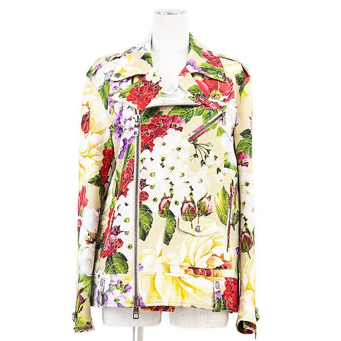 Dolce & Gabbana Dolce & Gabbana Dolce&Gabbana Jacquard Cotton Blend Jacket Cotton Outerwear F9H23T HSM2S Size ONE SIZE - 1 Thumbnail