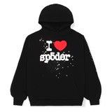 Image of Sp5Der Hoodie in Black, Men's (Size Small)