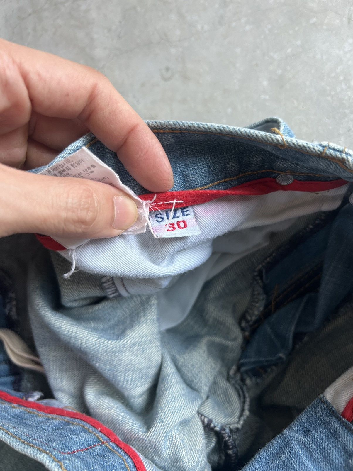 Levi's Levis Engineered Jeans Buckle Back Tag W30 Actual 30x30 Size US 30 / EU 46 - 7 Thumbnail