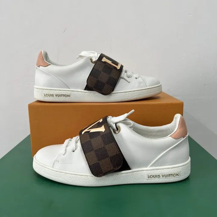 Louis Vuitton Louis Vuitton Frontrow White Leather Sneakers -2508 Size US 6 / IT 36 - 6 Thumbnail