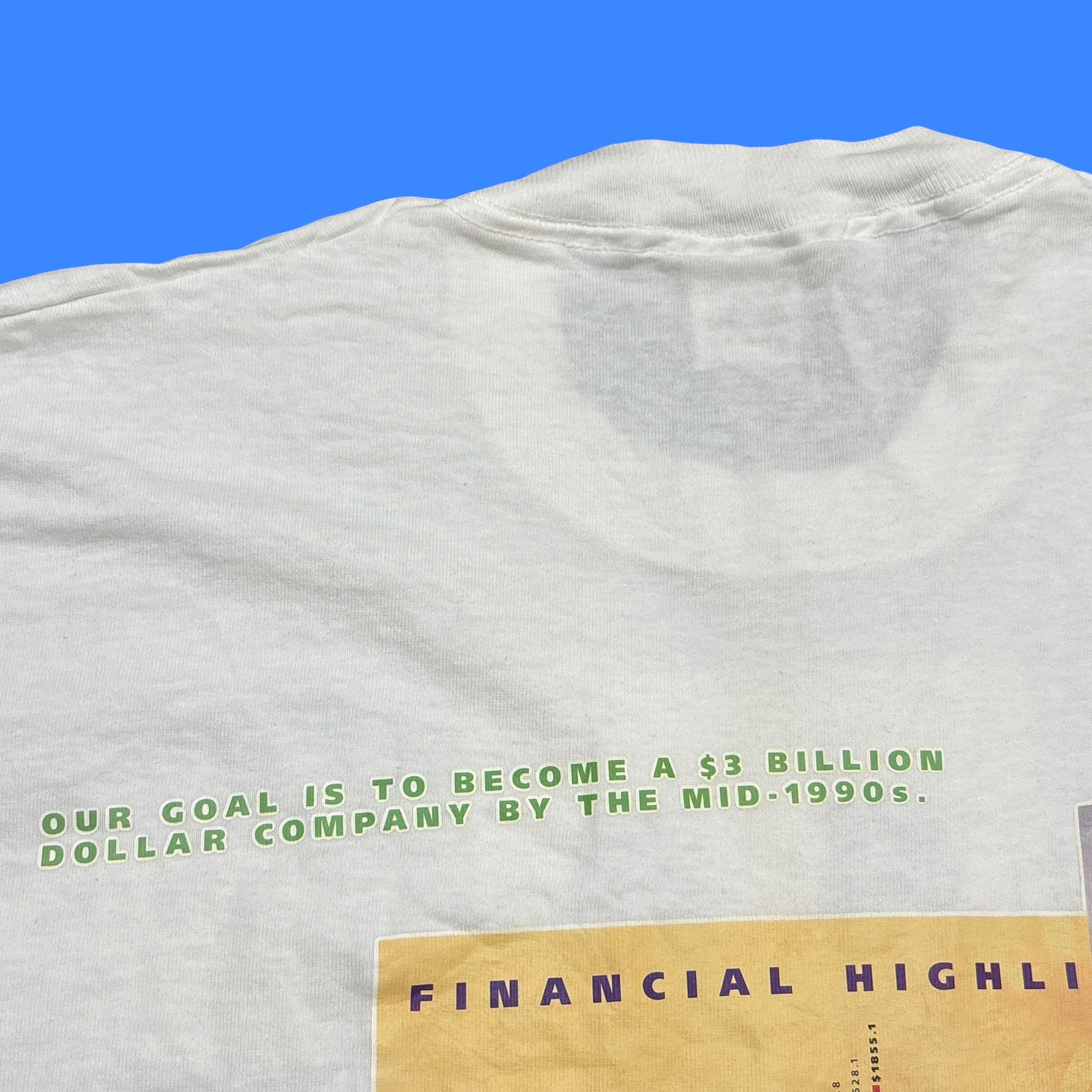 Vintage Vintage Test Print Shirt 90s Fruit Of The Loom Single Stitch Size US XL / EU 56 / 4 - 17 Thumbnail