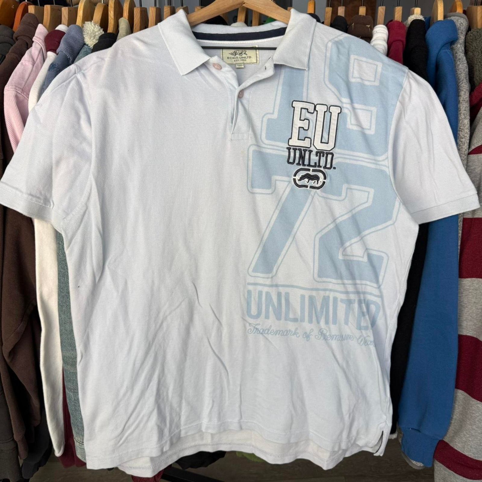 Ecko Unltd. Vintage y2k ecko unltd polo Size US XXL / EU 58 / 5 - 1 Thumbnail