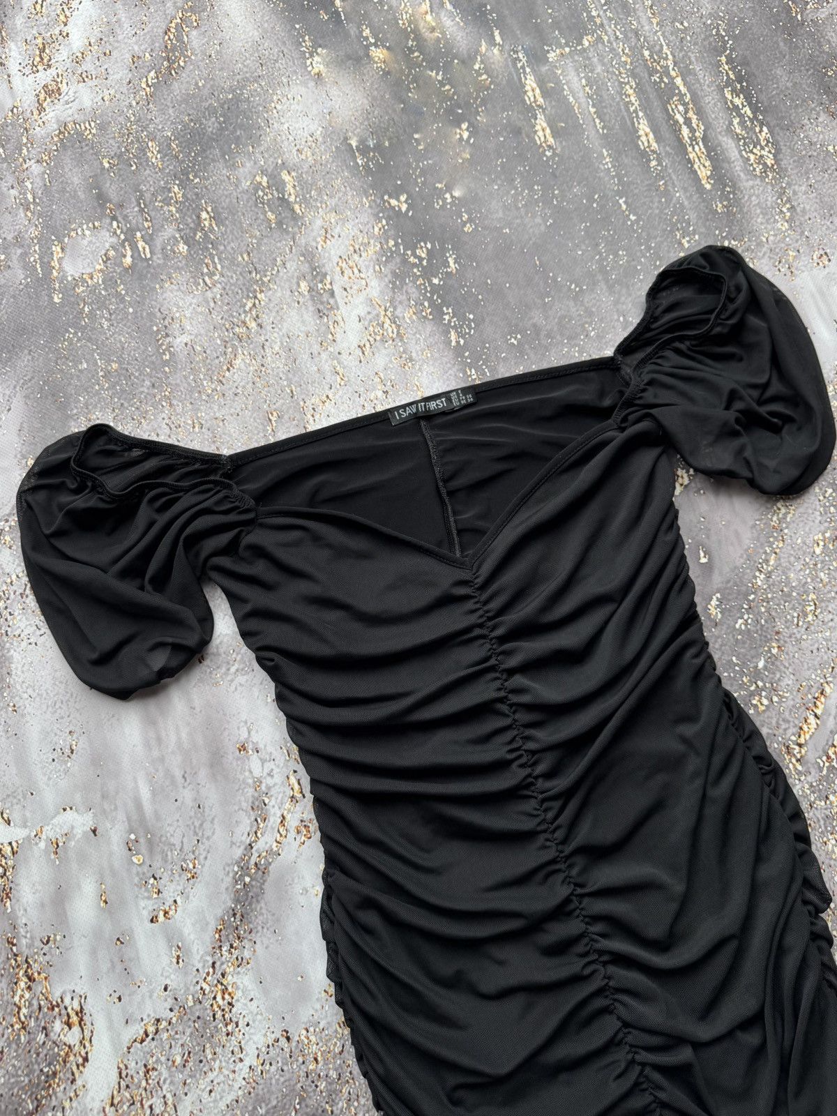 Vintage Vintage Mesh Lush Mini Dress Size S / US 4 / IT 40 - 2 Thumbnail