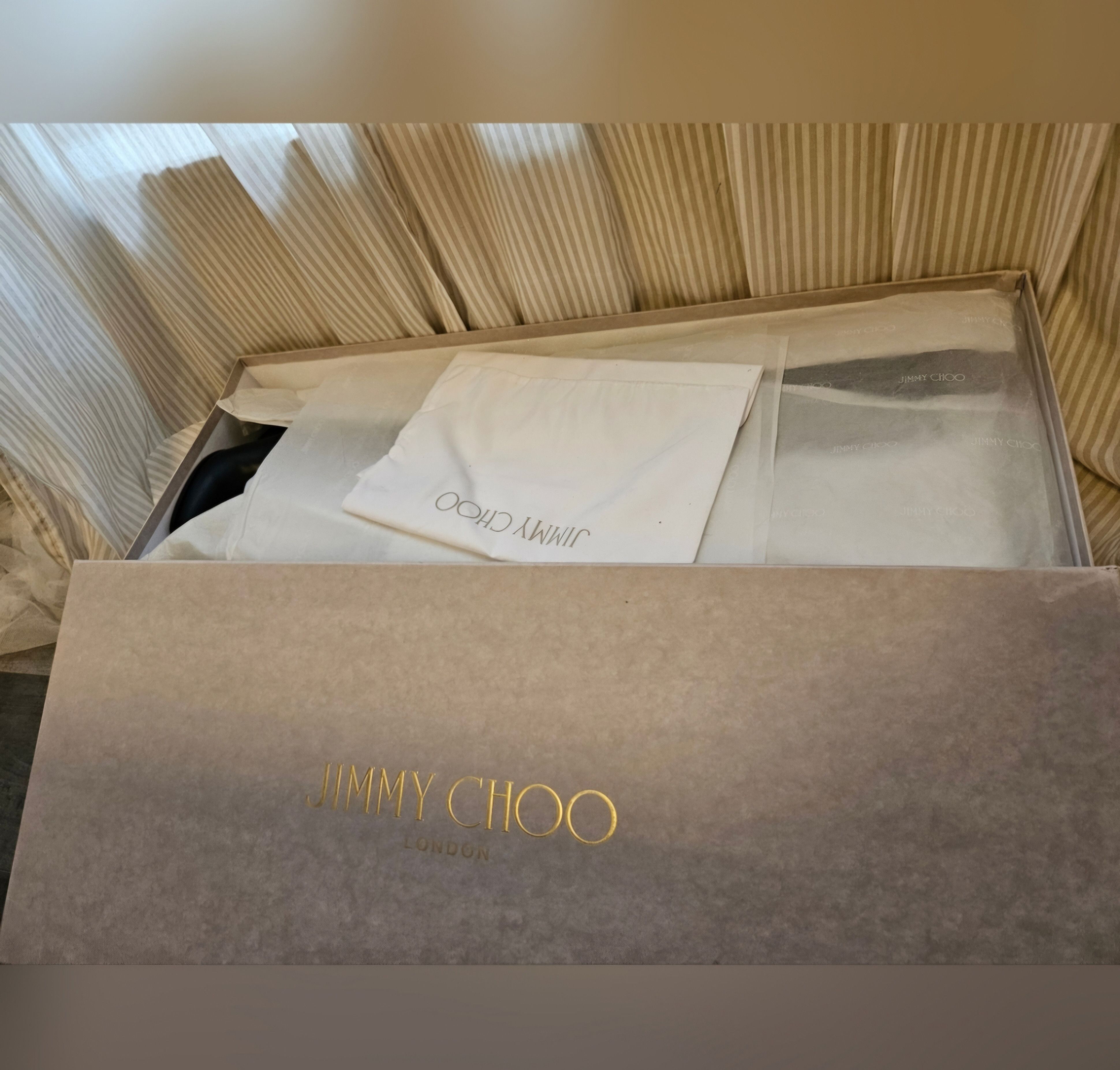 Jimmy Choo Jimmy Choo 100% Leather Maceo 85mm over-the-knee boots Size US 7 / IT 37 - 11 Thumbnail