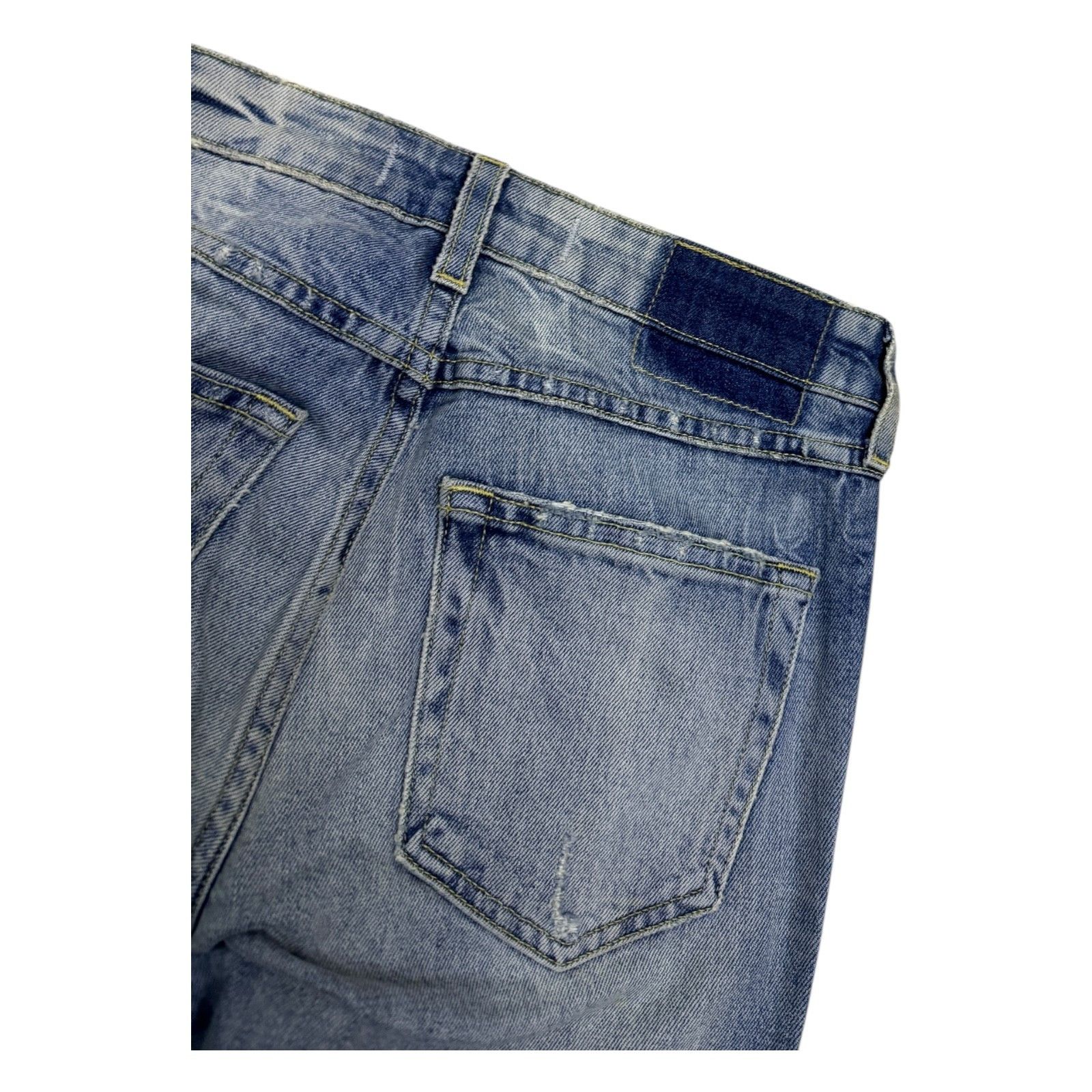 AMO AMO Twist Sweet Cheeks Designer Skinny Denim Jeans Small Size 26" / US 2 / IT 38 - 6 Thumbnail