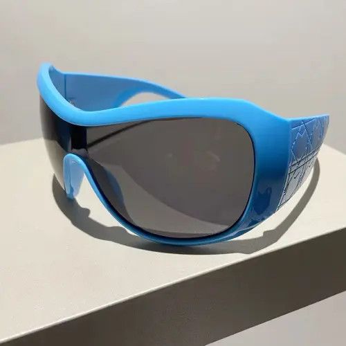Japanese Brand Kurumi x Chie Big frame Trend Fashion Y2k Sunglasses Size ONE SIZE - 3 Thumbnail