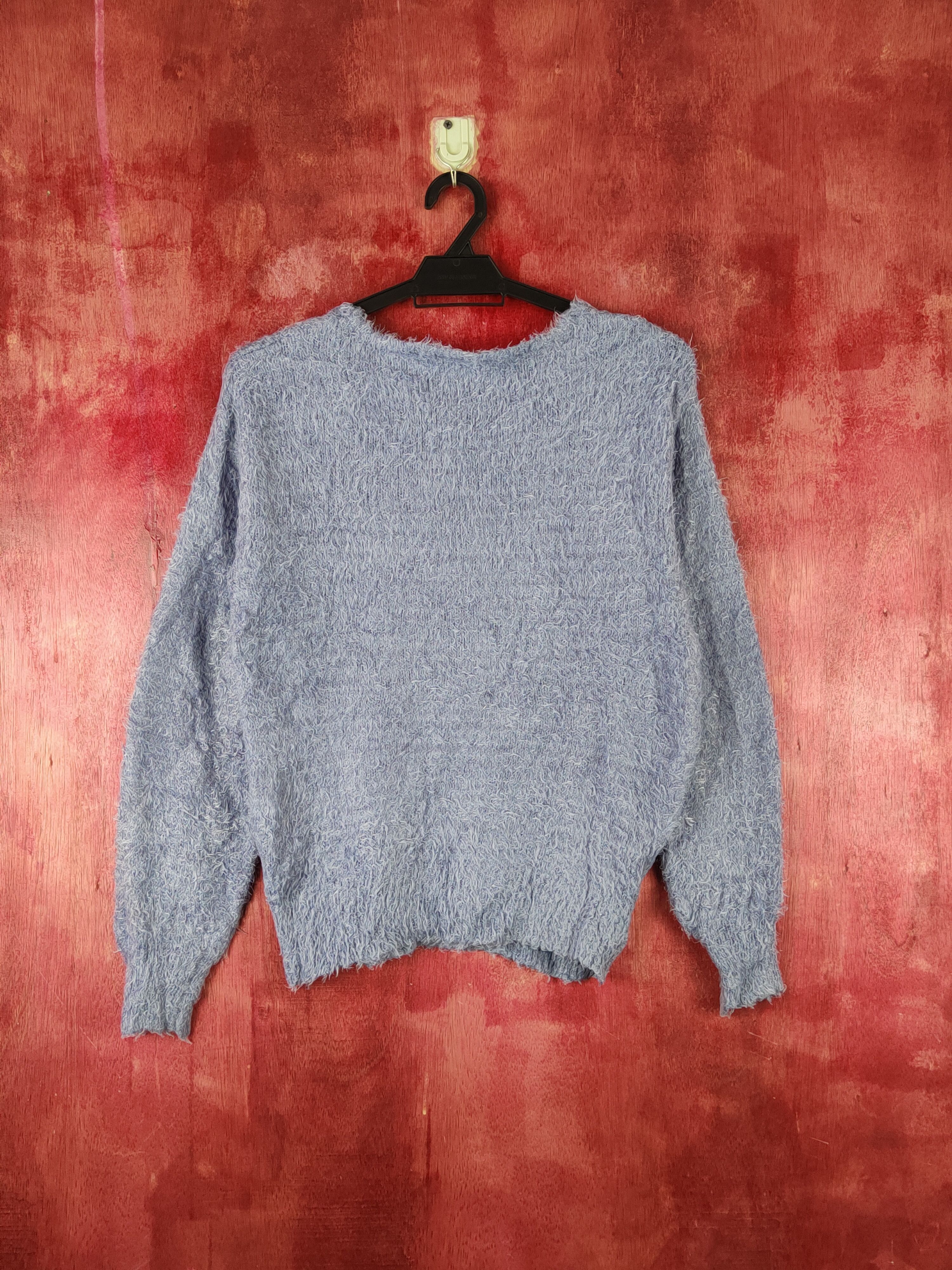 GU × Vintage Cool and vintage GU Purple Fur Mohair Knitwear Size XS / US 0-2 / IT 36-38 - 7 Thumbnail