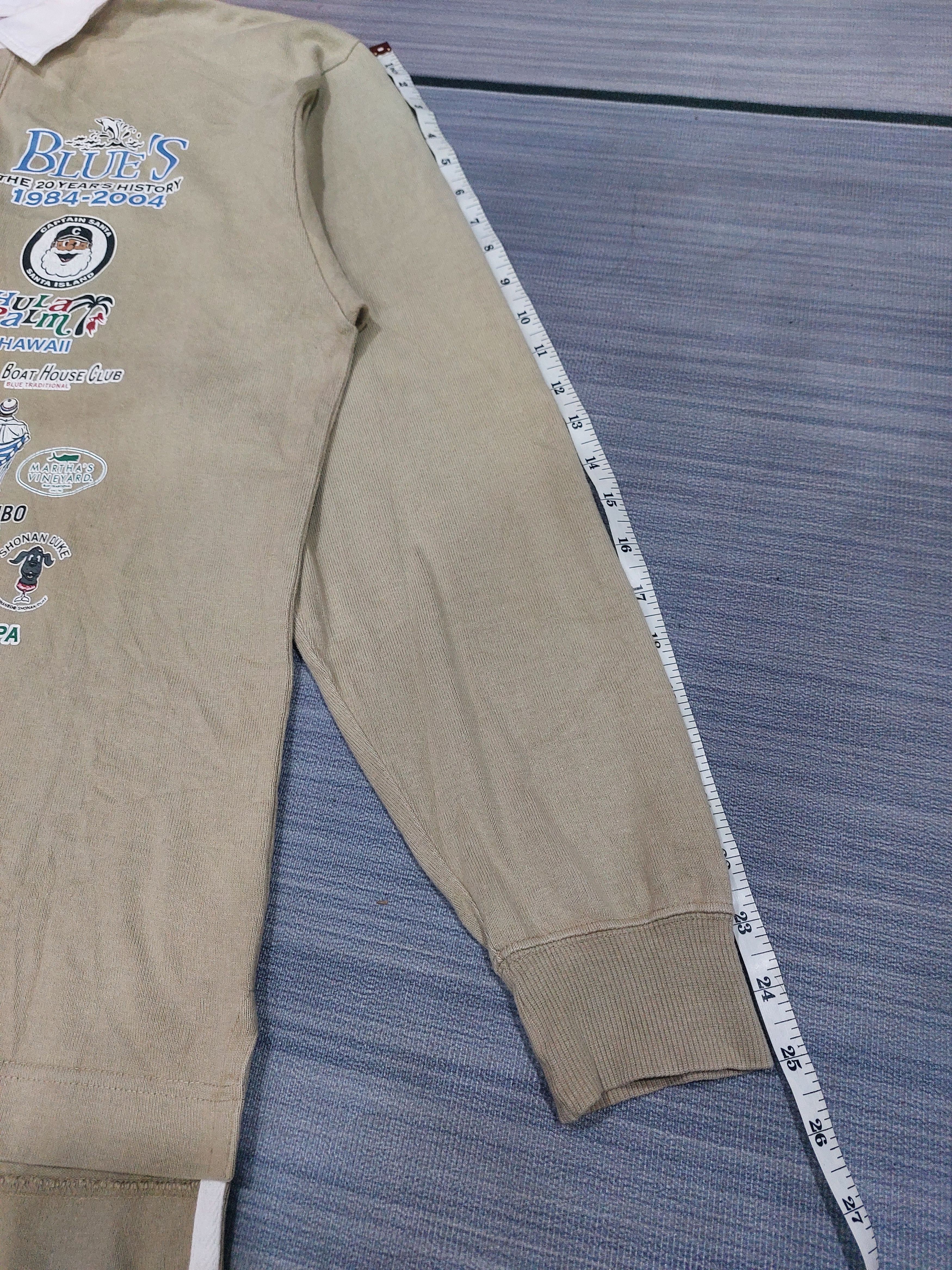 Japanese Brand × Vintage CAPTAIN SANTA POLO RUGBY LONG SLEEVE SHIRT Size US L / EU 52-54 / 3 - 12 Thumbnail