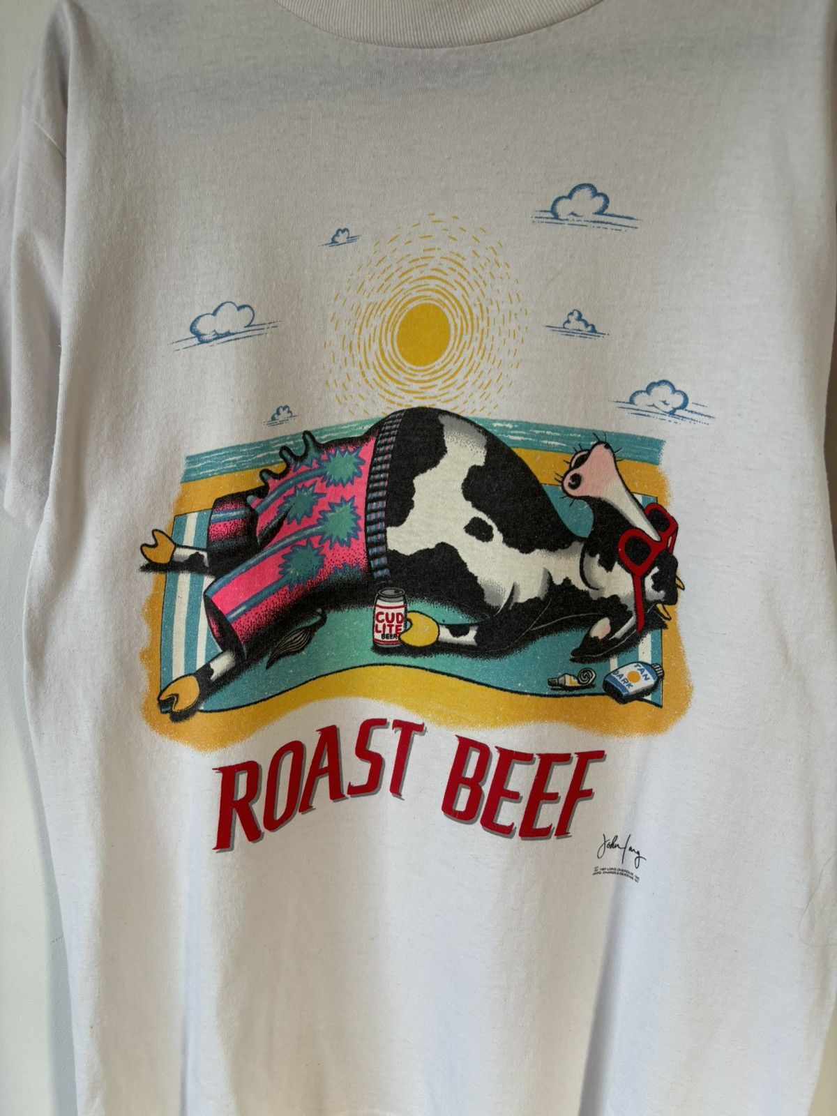 Vintage Vintage 1987 Roast Beef Art Tee Size US L / EU 52-54 / 3 - 2 Thumbnail