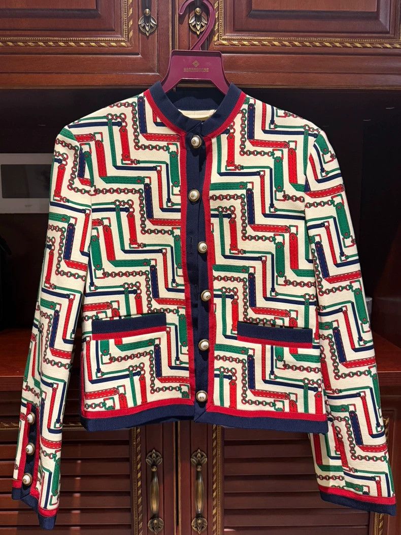 Gucci GucciClassic patterned jacket 2503-Nextarrow Size XS / US 0-2 / IT 36-38 - 1 Thumbnail