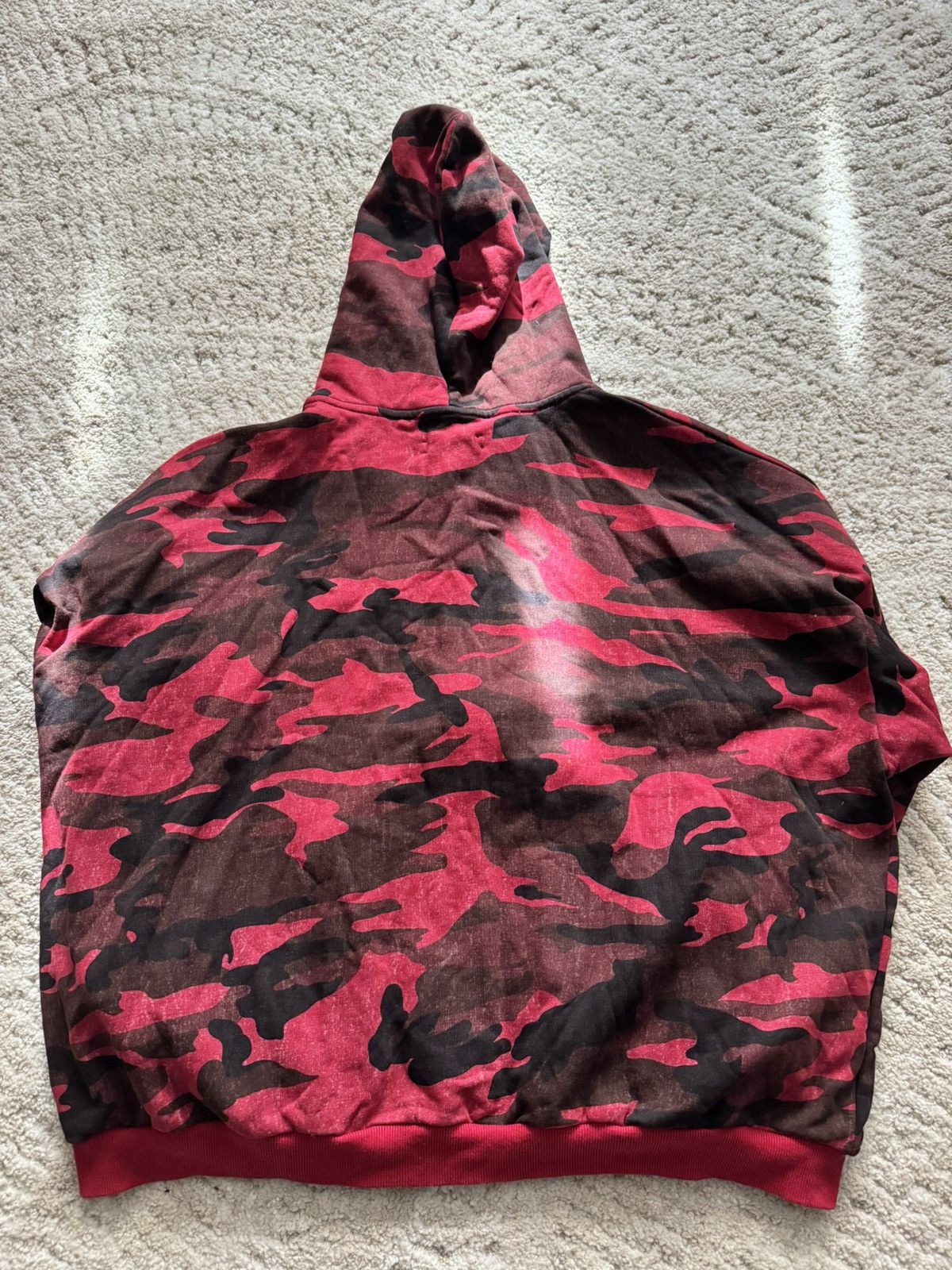 HMDD HMDD Red Camo Rhinestone Hoodie Size US XL / EU 56 / 4 - 2 Thumbnail