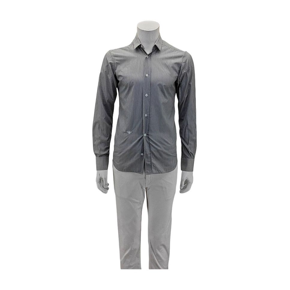 Dior Dior Homme Striped Cotton Shirt 38 Size US S / EU 44-46 / 1 - 1 Thumbnail