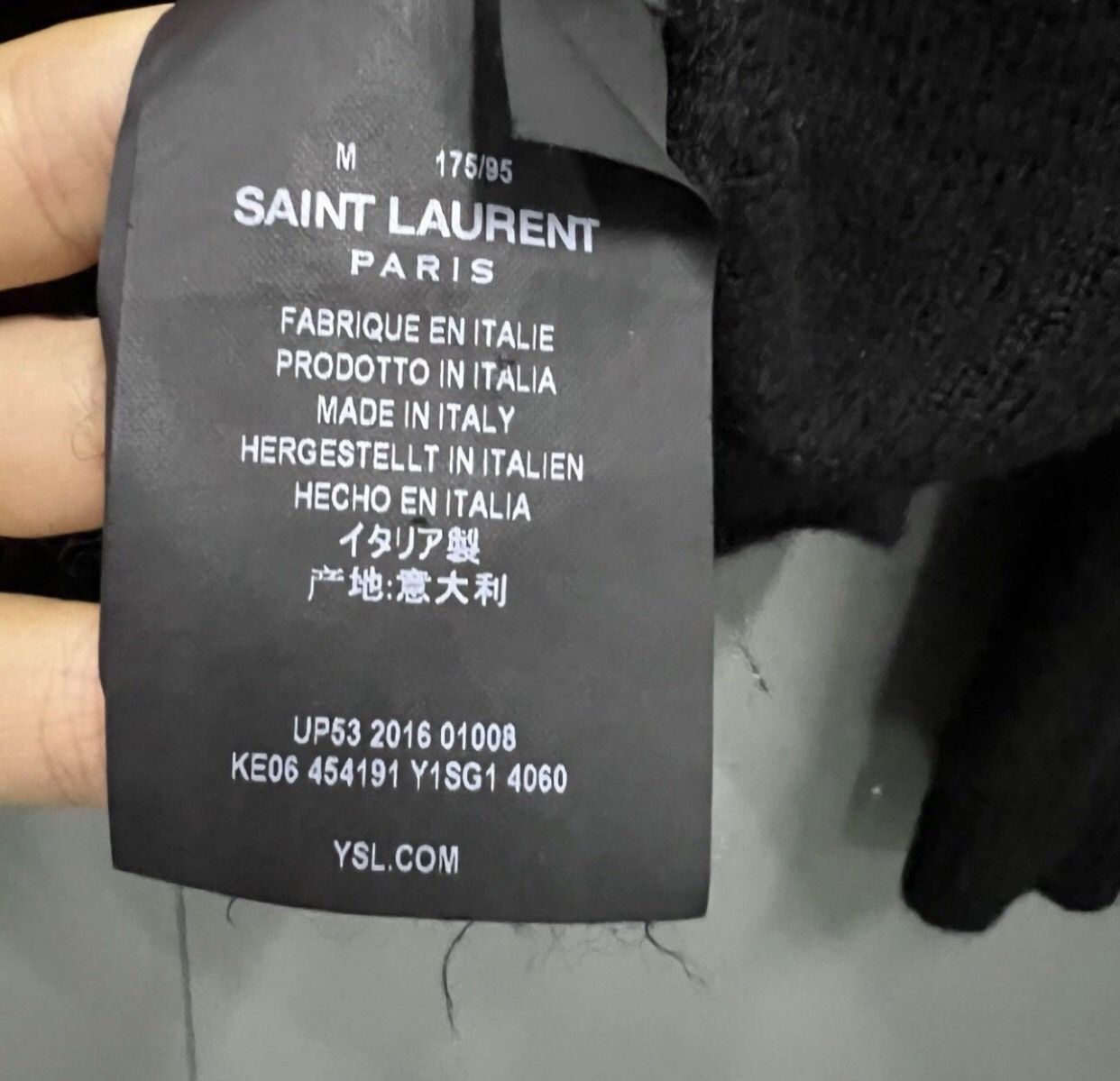 Saint Laurent Paris × Yves Saint Laurent Saint Laurent SLP Shark Knitted Shirt2412-Nextarrow Size US M / EU 48-50 / 2 - 5 Thumbnail