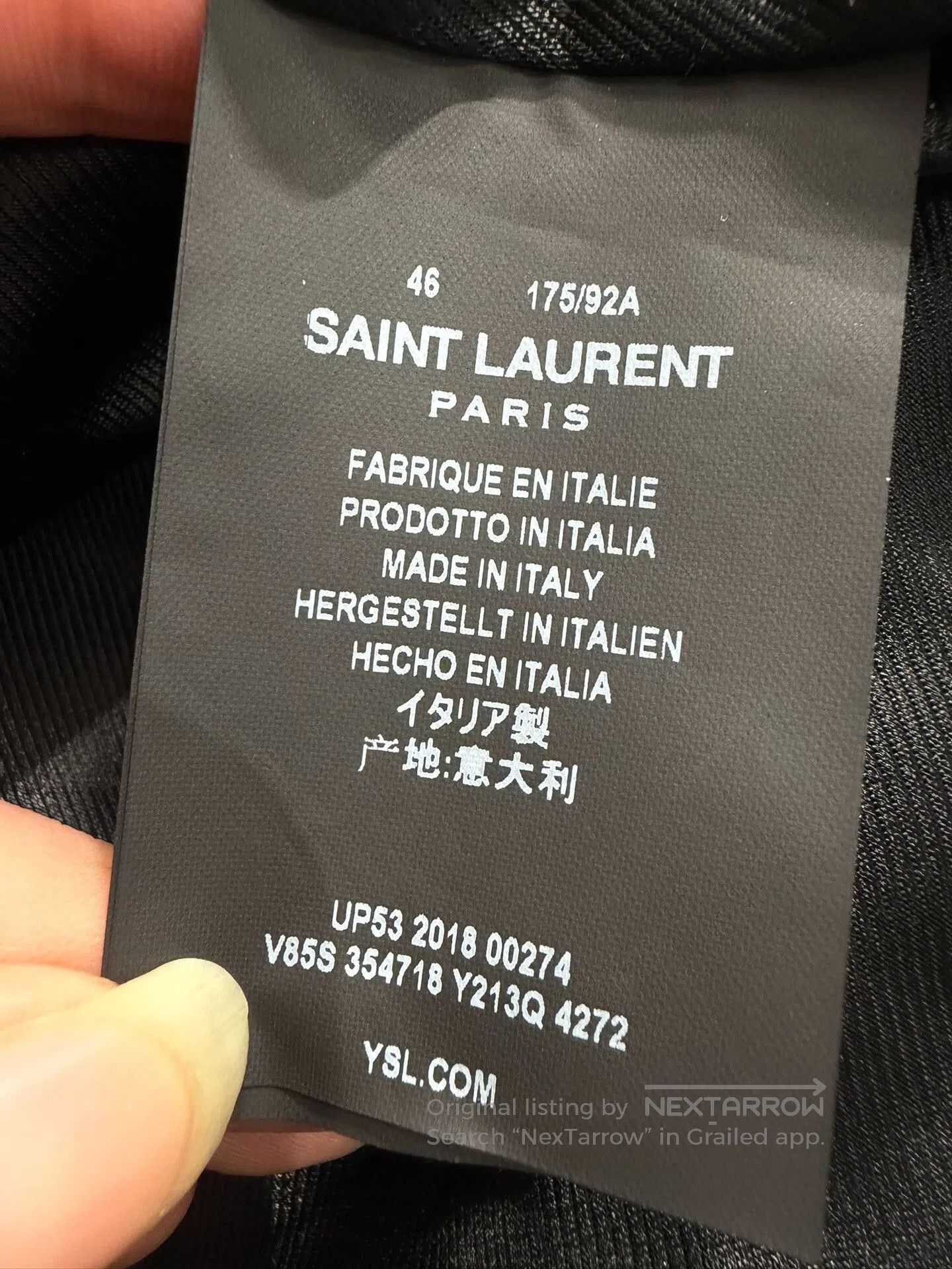 Saint Laurent Paris Saint Laurent Teddy Baseball Jacket. Size US S / EU 44-46 / 1 - 6 Thumbnail
