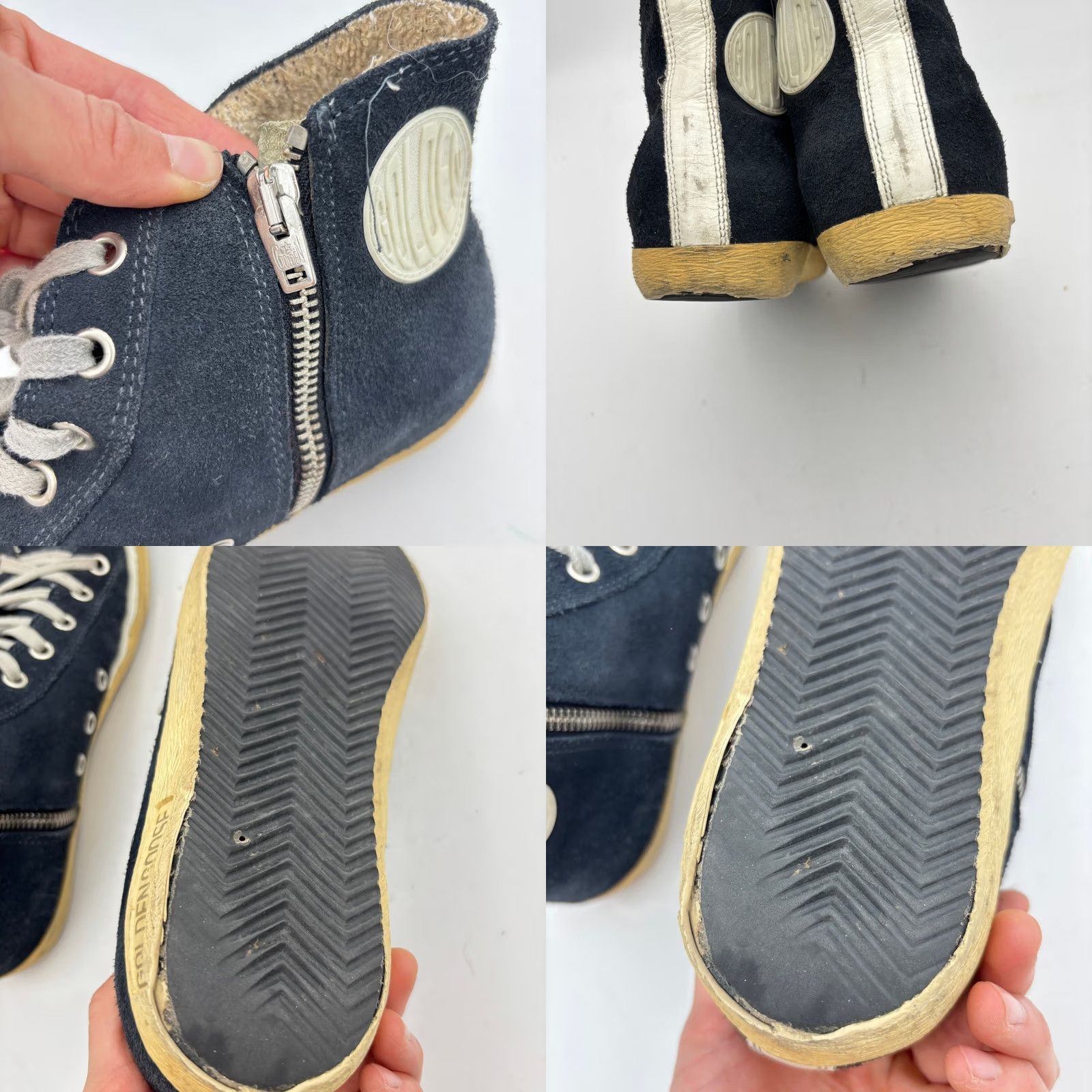 Golden Goose Golden Goose Francy Hi Top Skate Suede Sneakers Shoes Women's 40 US 10 Size L / US 10 / IT 46 - 9 Thumbnail