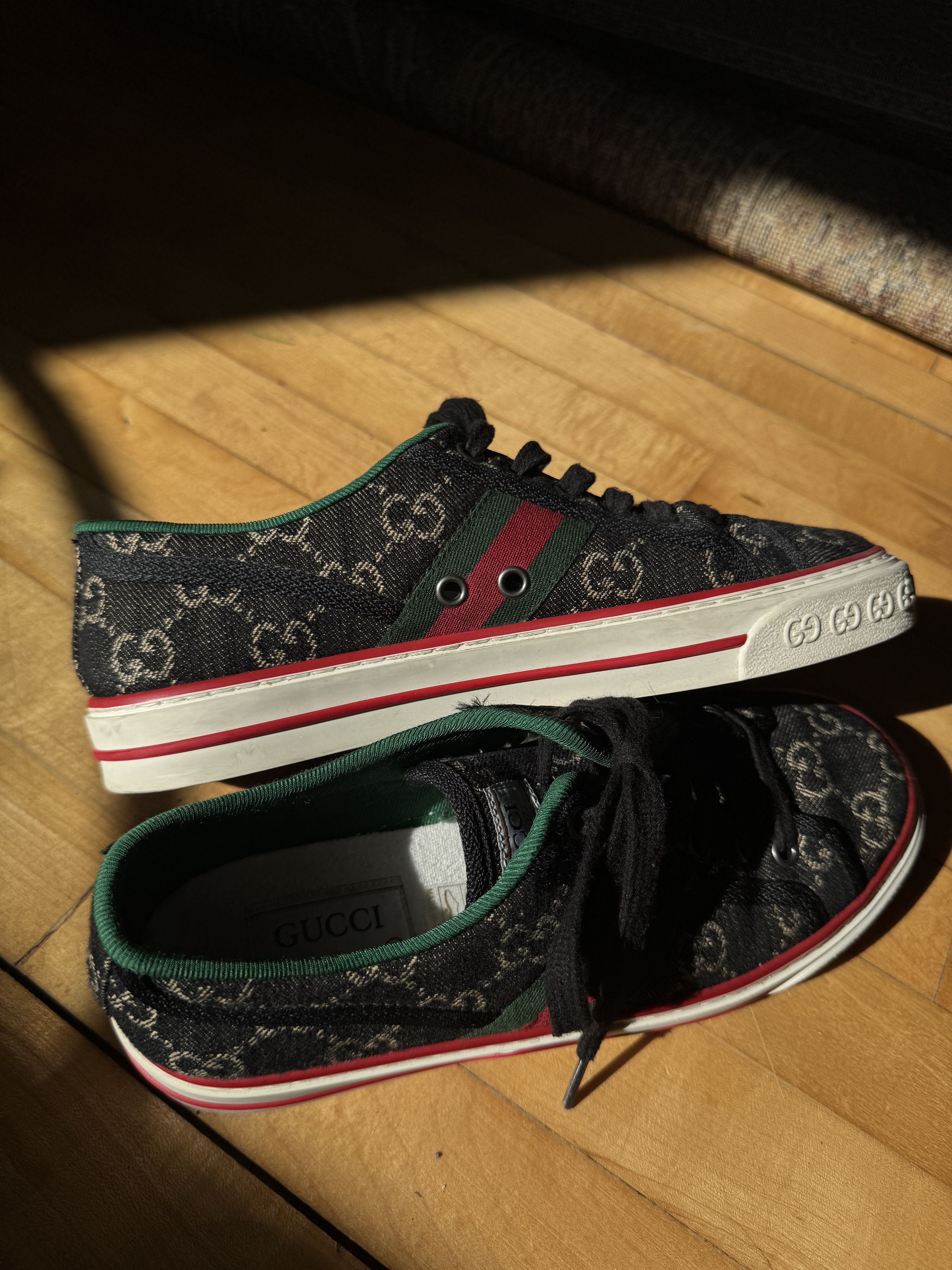 Gucci Gucci Tennis 1977 GG Logo Black Multi Size US 7 / IT 37 - 6 Thumbnail