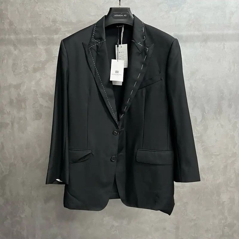 Givenchy Givenchy Black Cotton Men's Jacket L Size 0089 Size US L / EU 52-54 / 3 - 1 Thumbnail