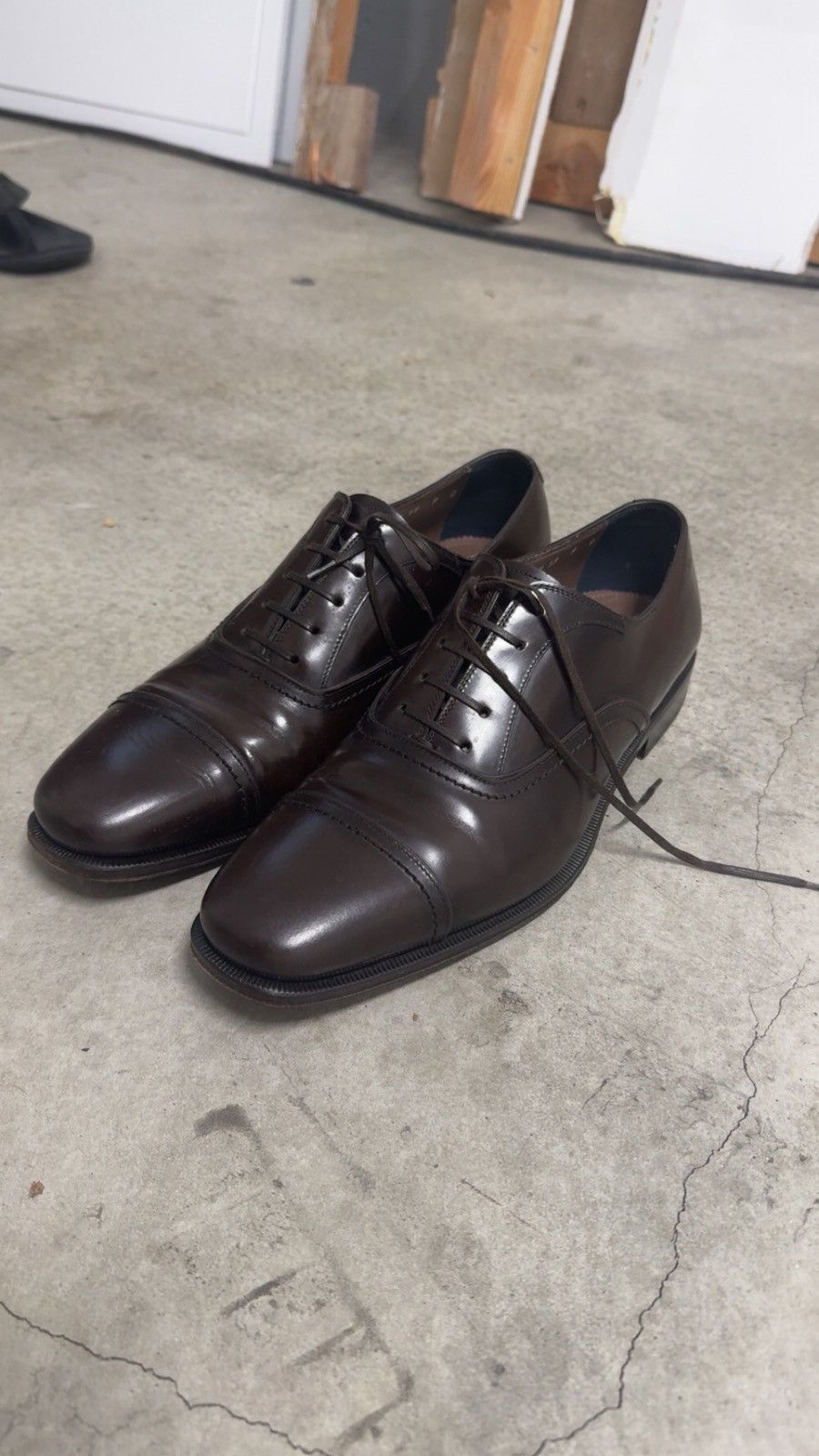 Salvatore Ferragamo Ferragamo Captoe Oxfords Size US 9 / EU 42 - 3 Thumbnail