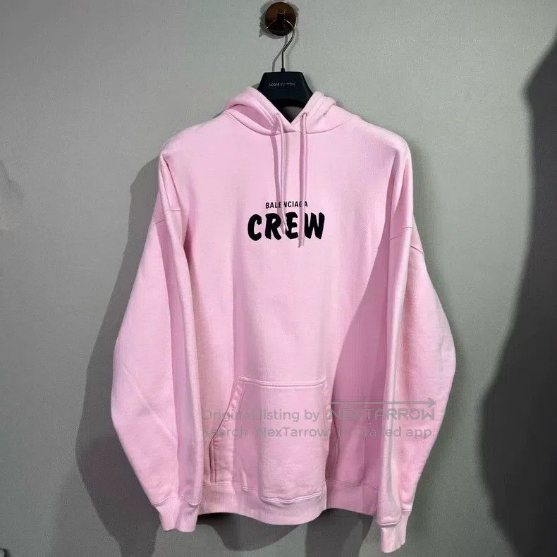 Balenciaga Balenciaga Pink Crew Sweatshirt Size US XS / EU 42 / 0 - 1 Thumbnail