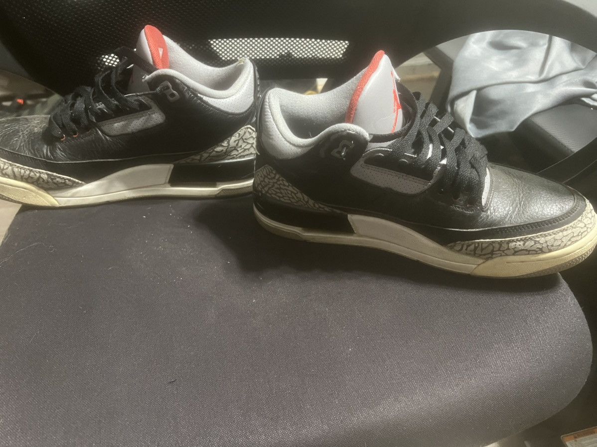 Jordan Brand Jordan 3 black cements 2018 Size US 9.5 / EU 42-43 - 4 Thumbnail