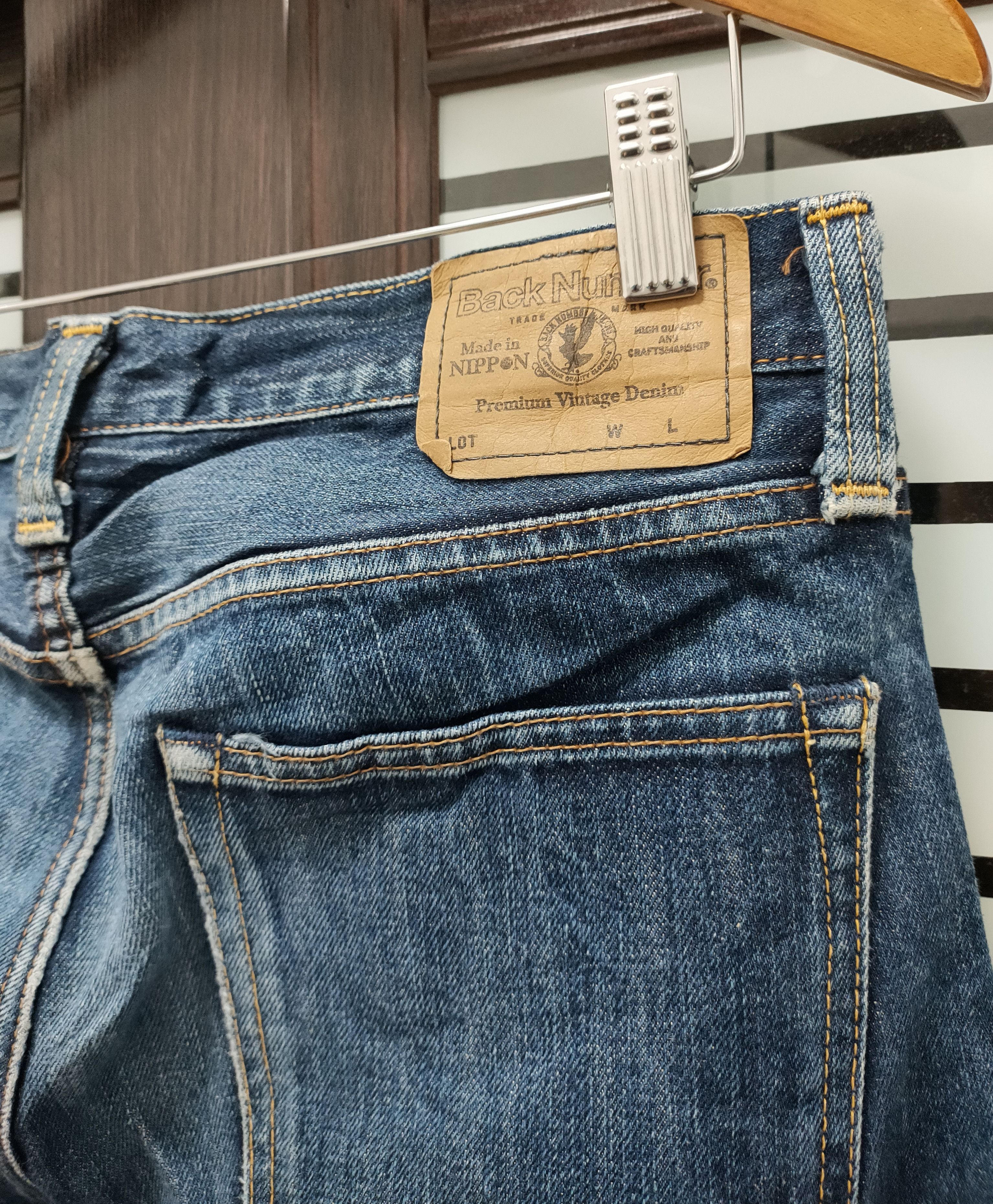 Japanese Brand 💥Japanese Brand Back Number Premium Denim💥 Size US 33 - 6 Thumbnail