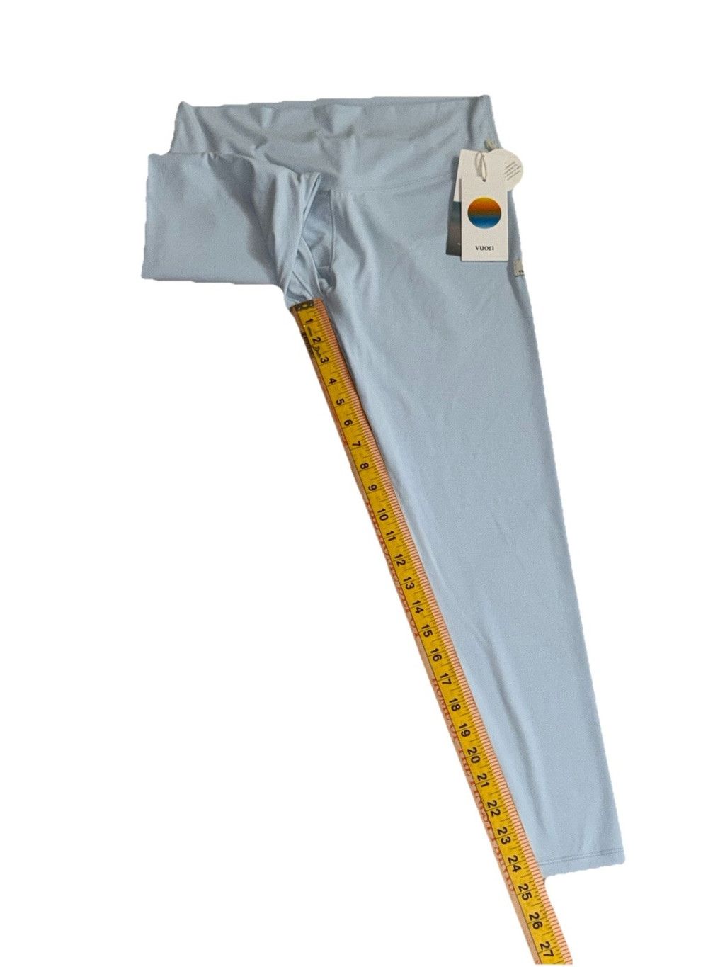 Vuori VUORI ALL THE FORM LEGGING 25” LIGHT MIST COLOR SIZE XL NWT Size 36" / US 14 / IT 50 - 4 Thumbnail