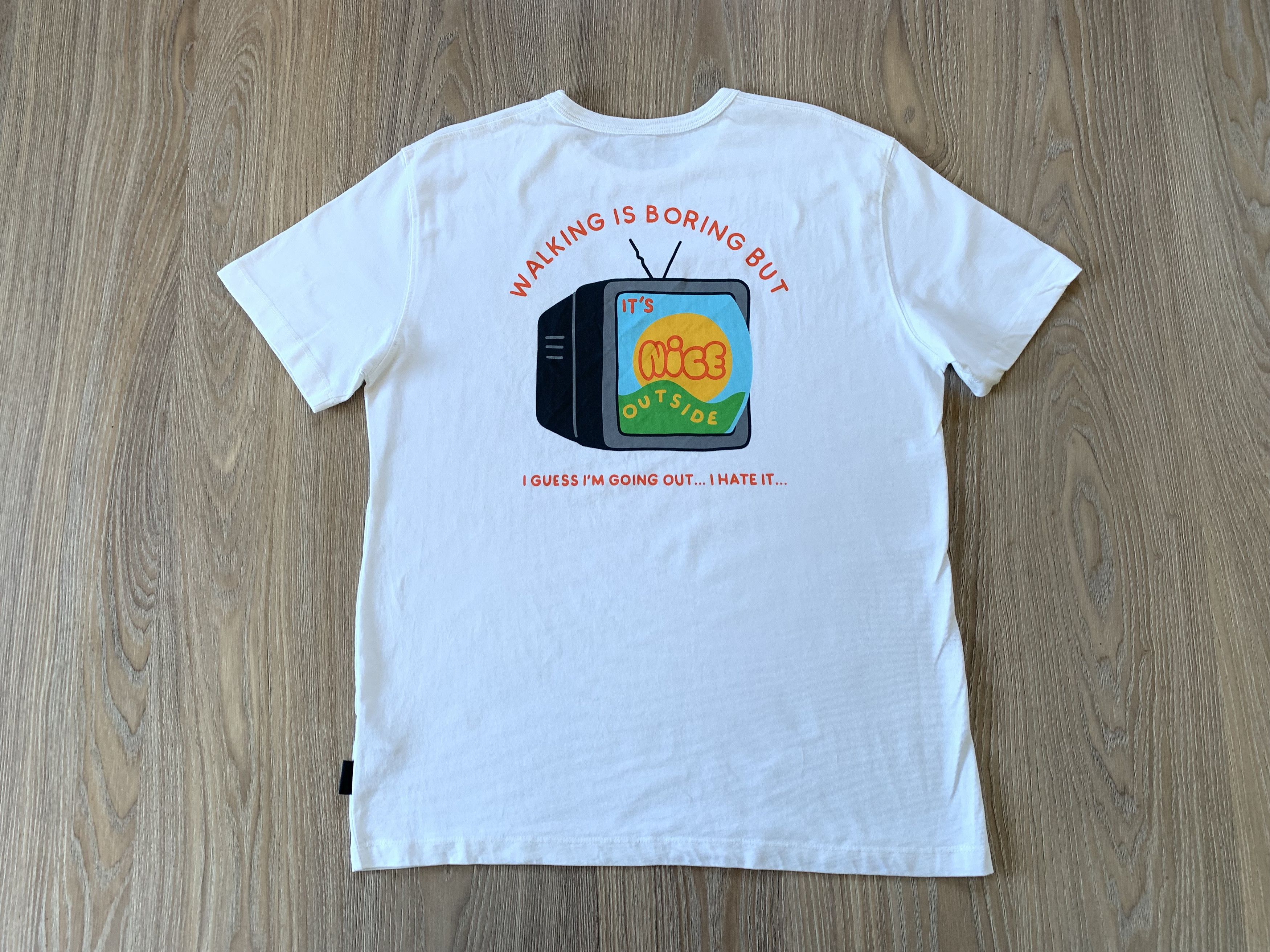 Other The Dudes Bear Essentials White Printed T Shirt Size US L / EU 52-54 / 3 - 3 Thumbnail