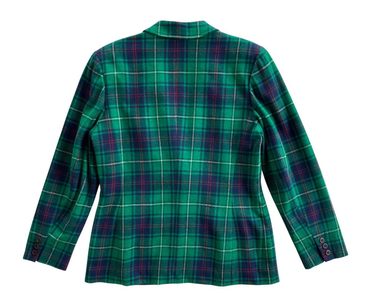 Pendleton Pendleton Wool Blend Tartan Blazer Coat Green Size M / US 6-8 / IT 42-44 - 3 Thumbnail