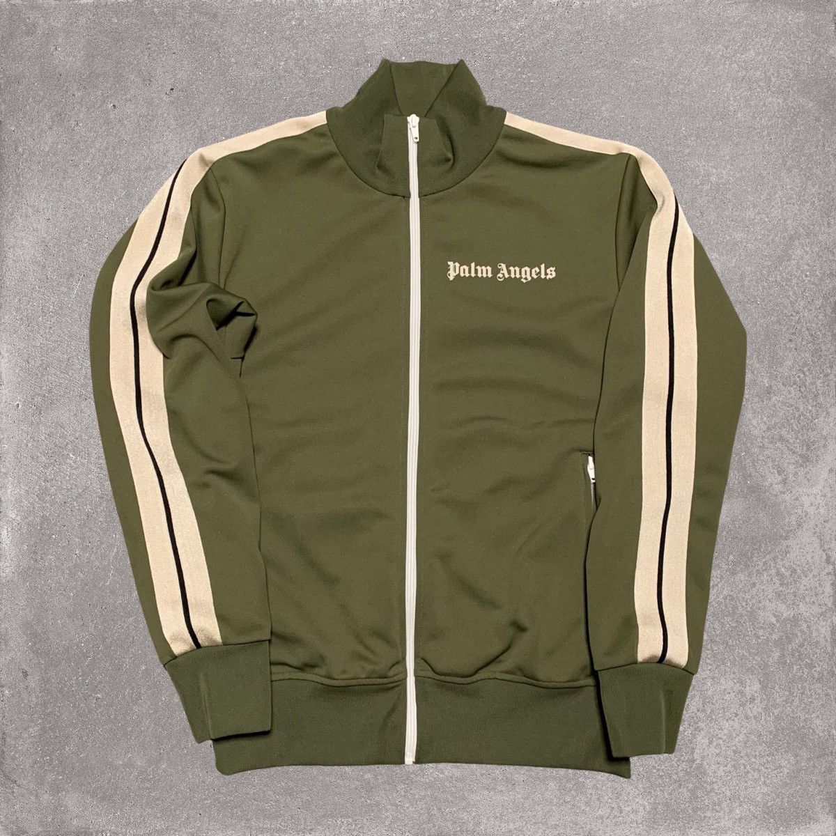 Palm Angels Palm Angels Medium Track Jacket Classic Khaki Green Track Size US M / EU 48-50 / 2 - 1 Thumbnail
