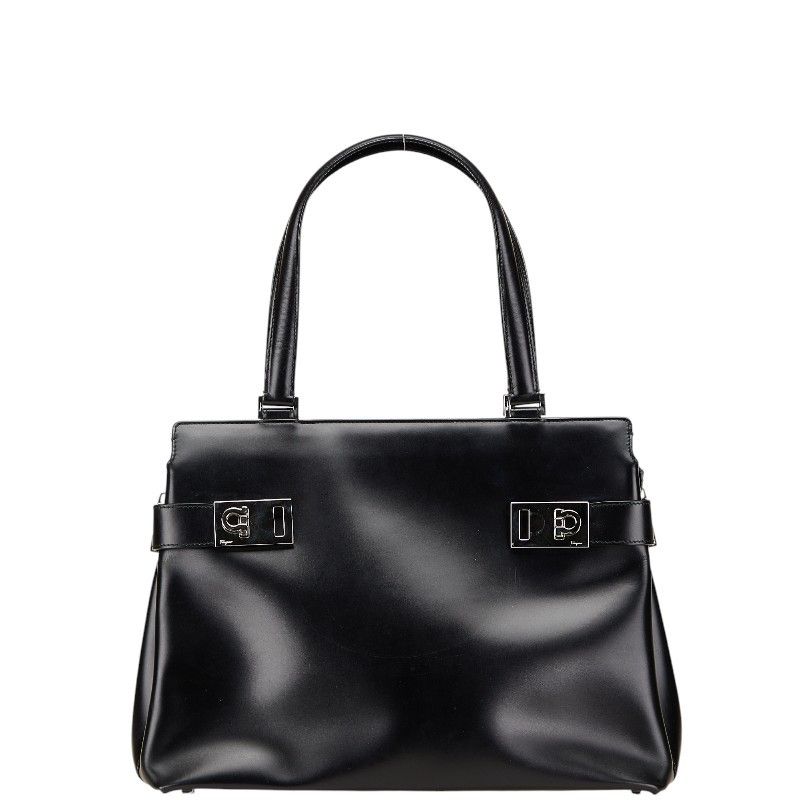 Salvatore Ferragamo Salvatore Ferragamo Salvatore Ferragamo Gancini Leather Handbag Leather Handbag Size ONE SIZE - 1 Thumbnail