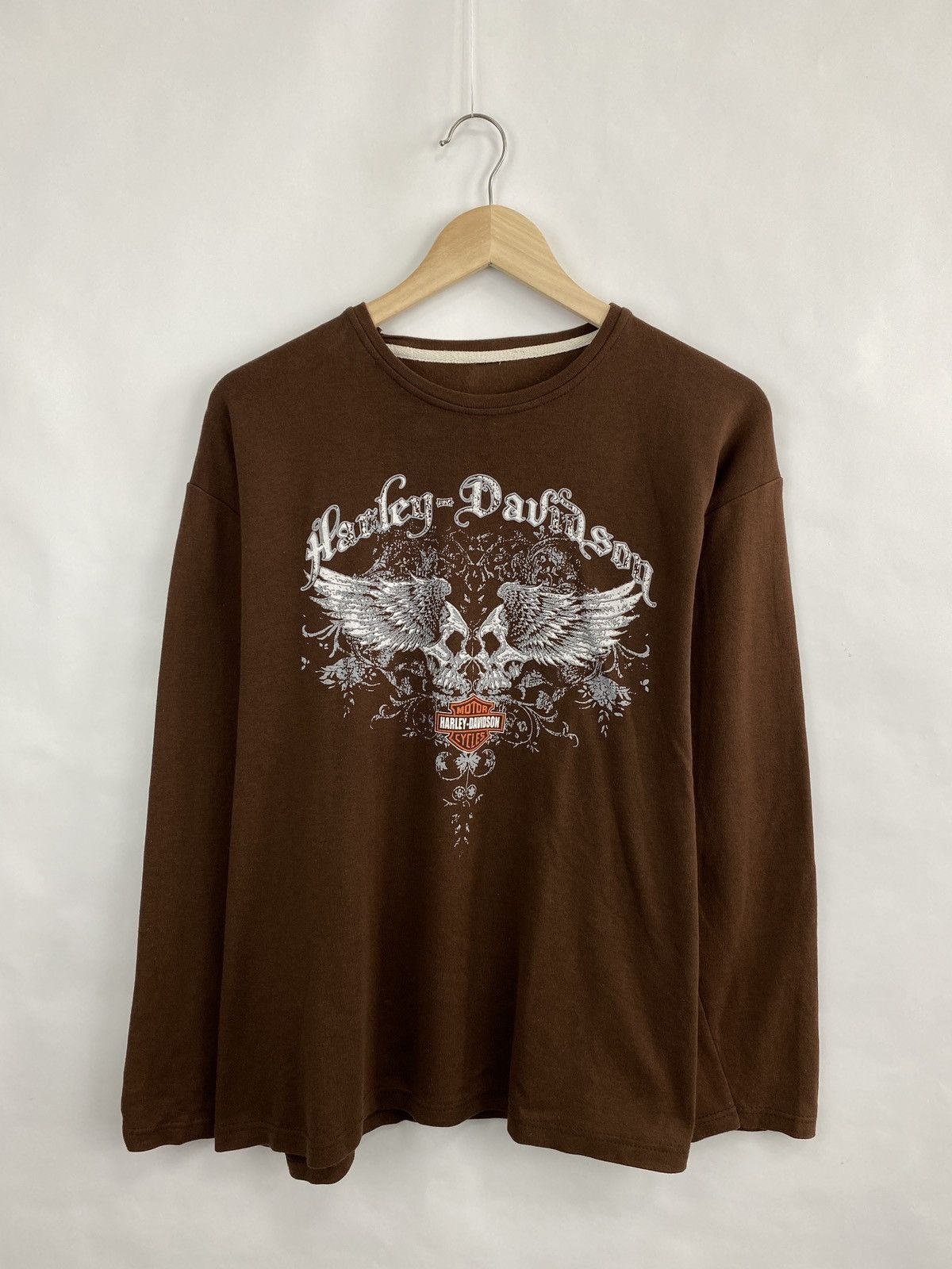 Harley Davidson 🇺🇸 Vintage Y2K Harley Davidson Archive Choppers Long Sleeve Size US L / EU 52-54 / 3 - 3 Thumbnail